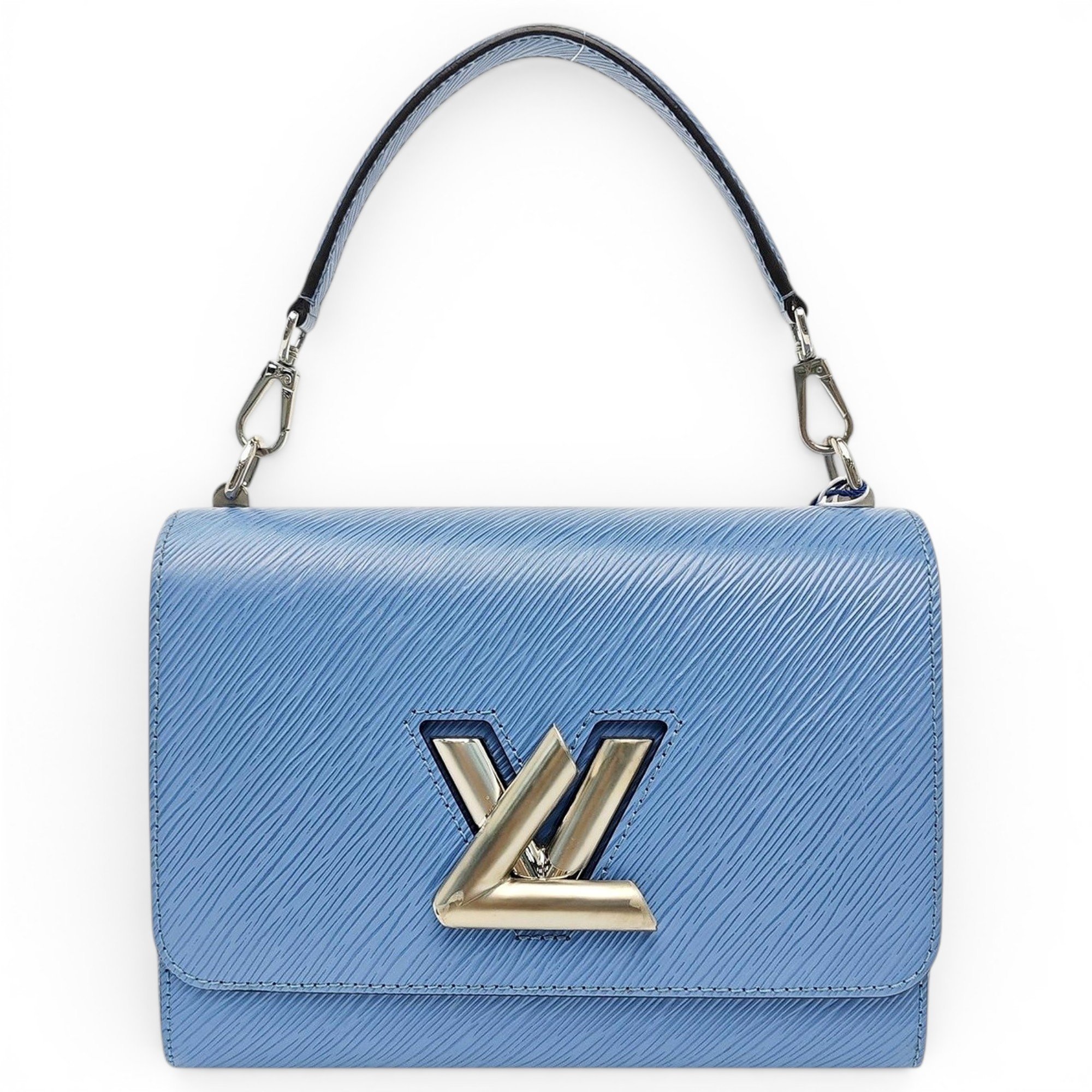 Twist leather handbag