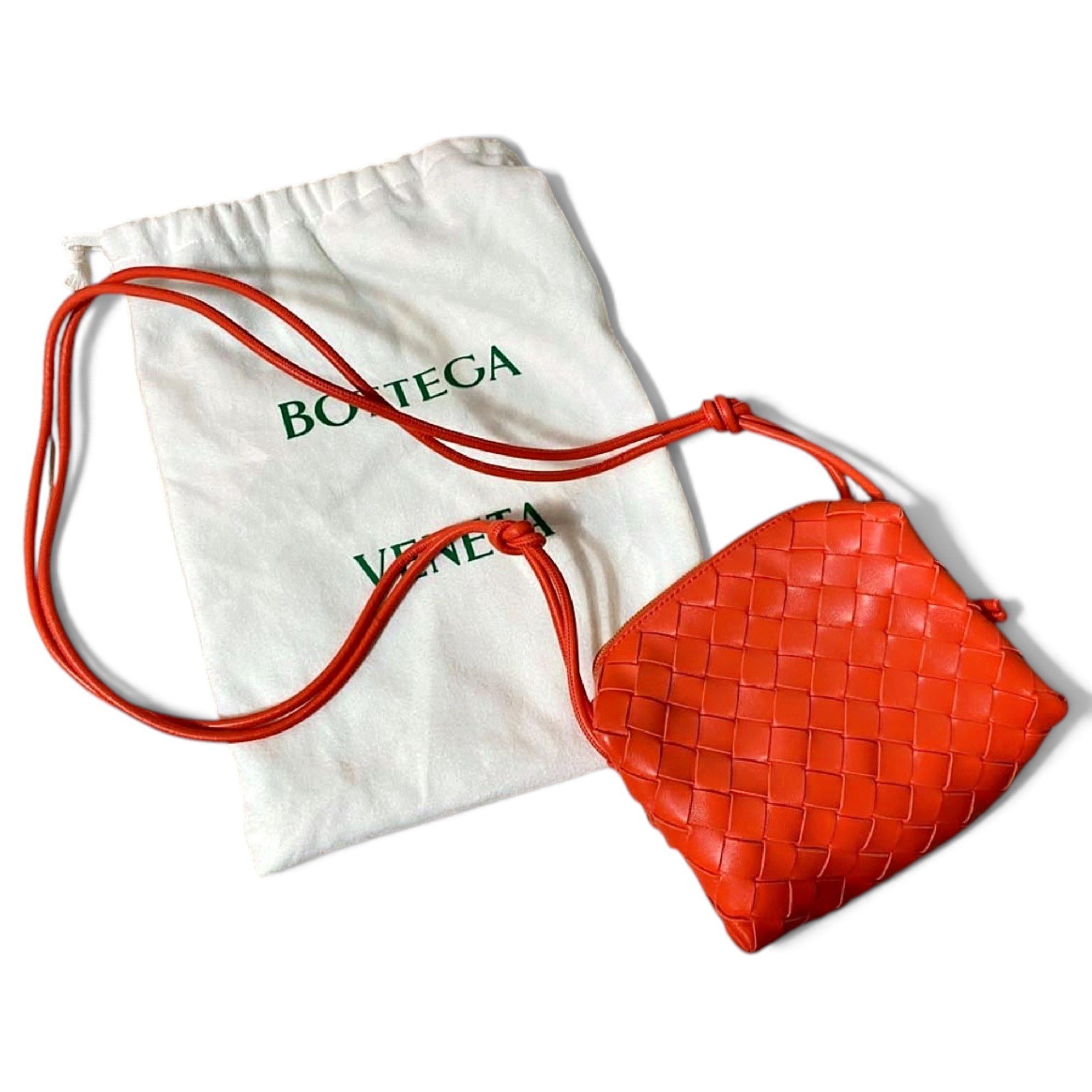 Loop leather crossbody bag