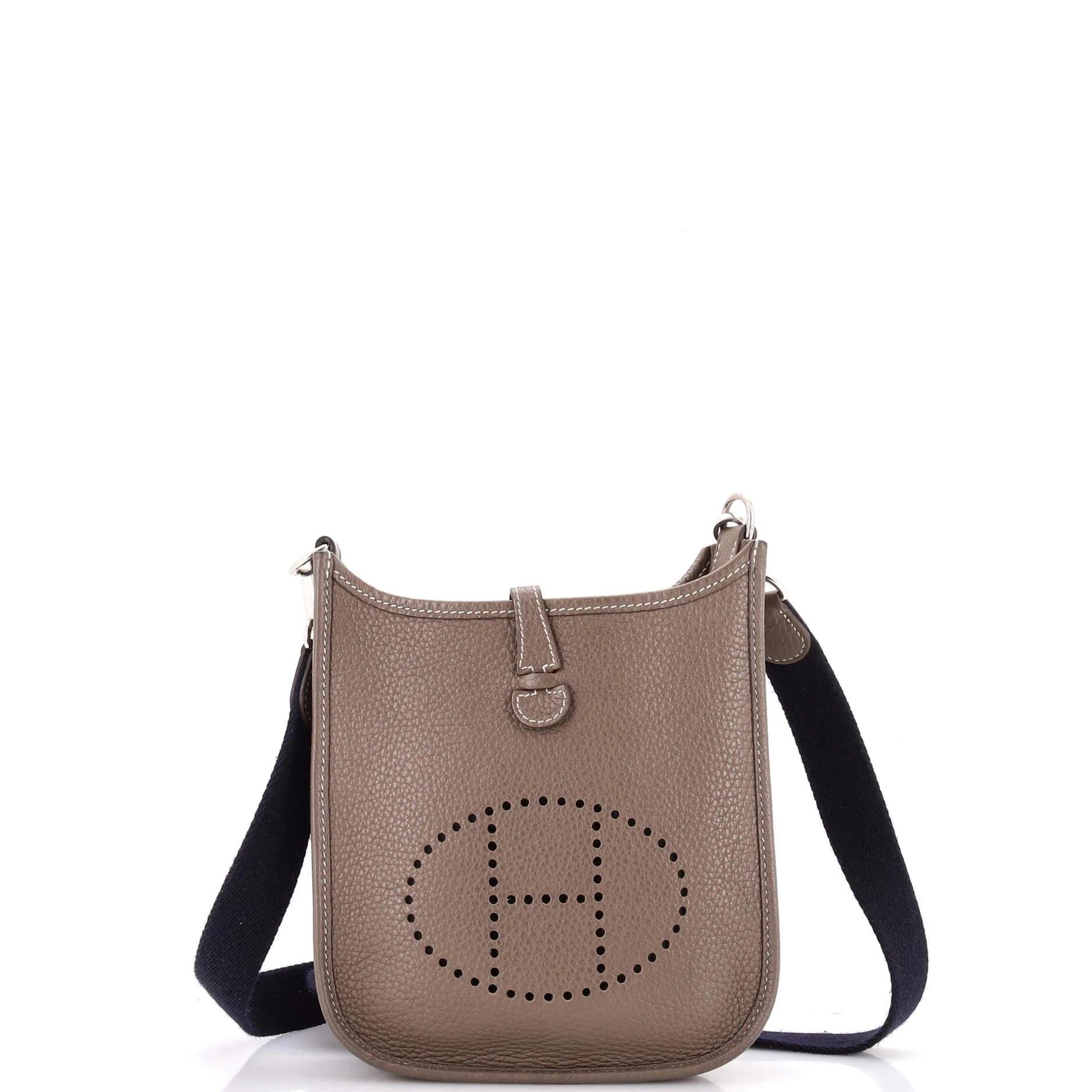 Hermes Evelyne Handbag Clemence Leather 2021