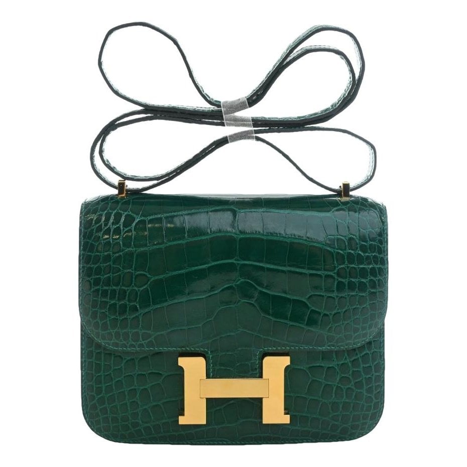 Constance exotic leathers crossbody bag