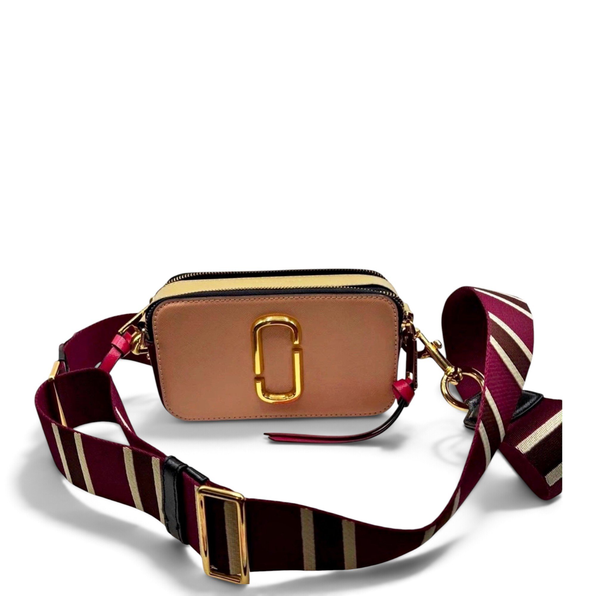 Snapshot leather crossbody bag