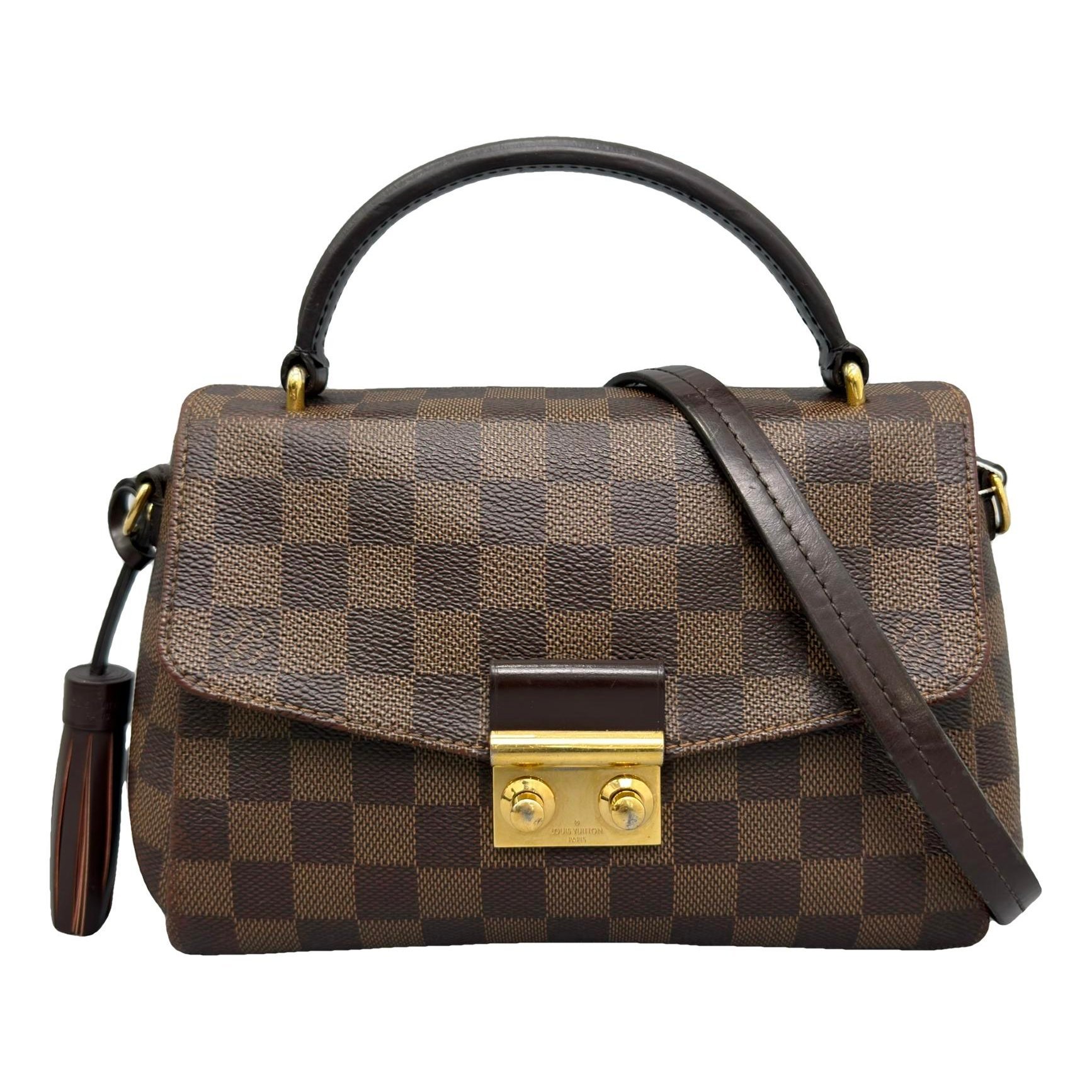 Croisette leather handbag