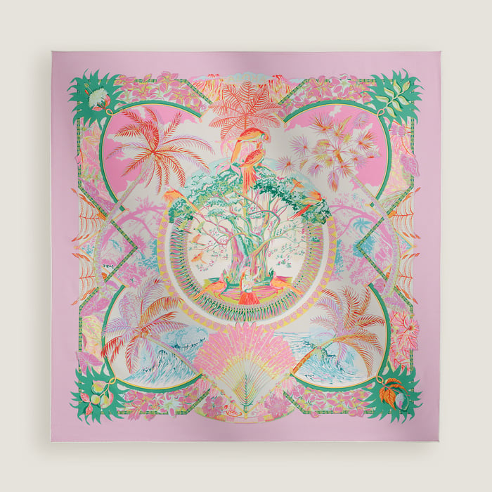 Aloha Double Face Scarf 90