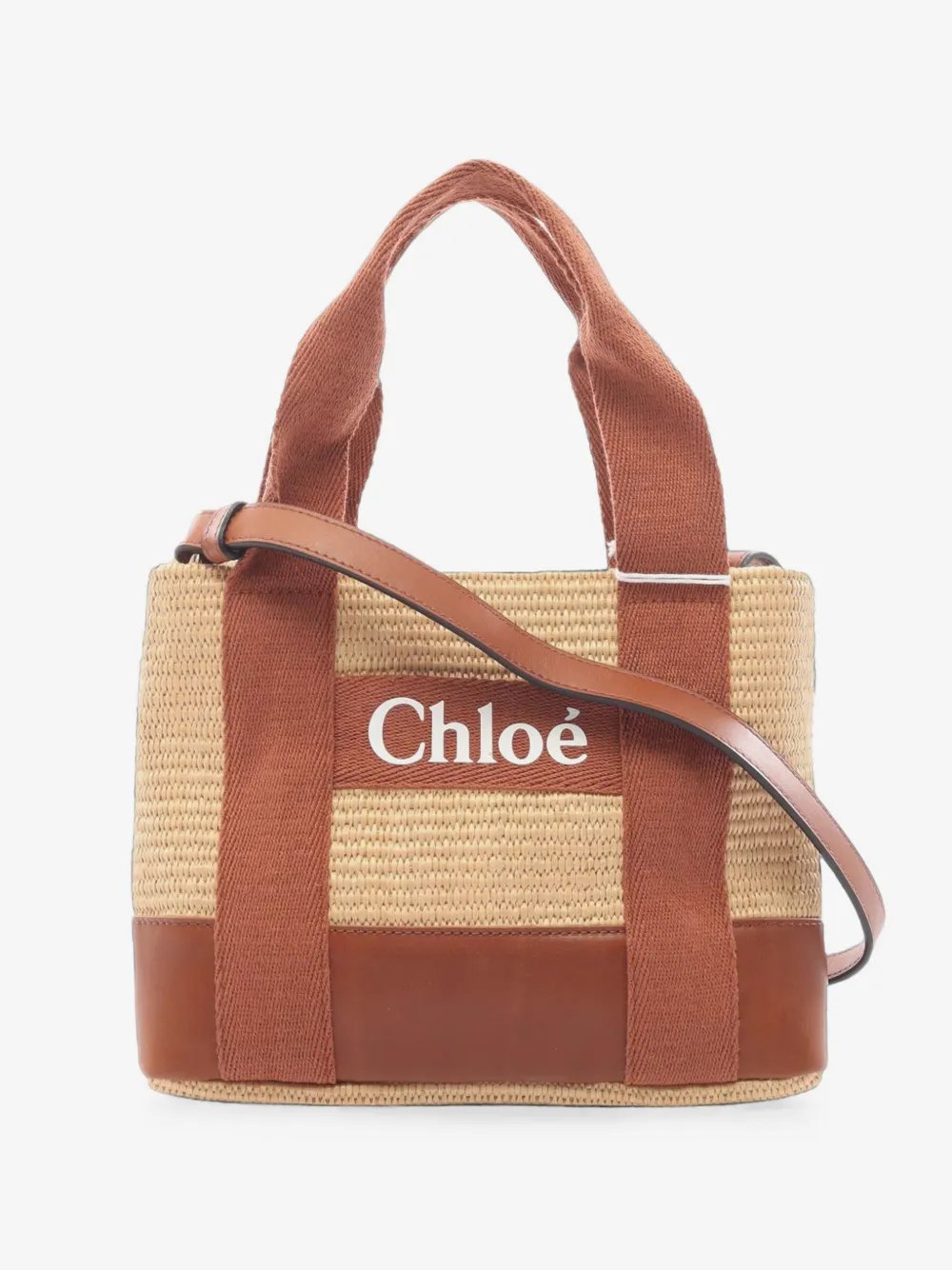 2010-2026 Small Raffia Kids Logo satchel