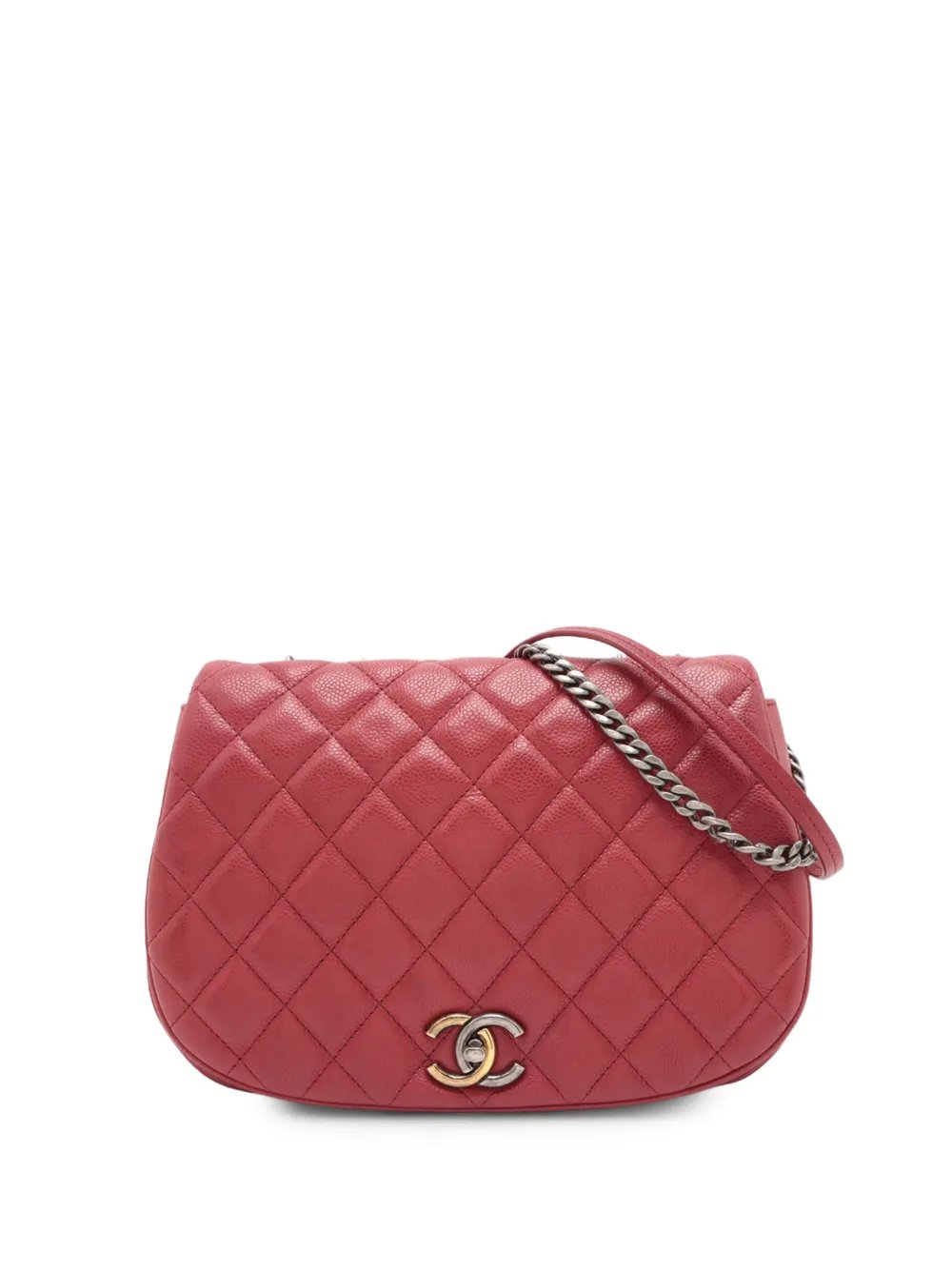 2016-2017 Medium Quilted Caviar Casual Pocket Flap crossbody bag