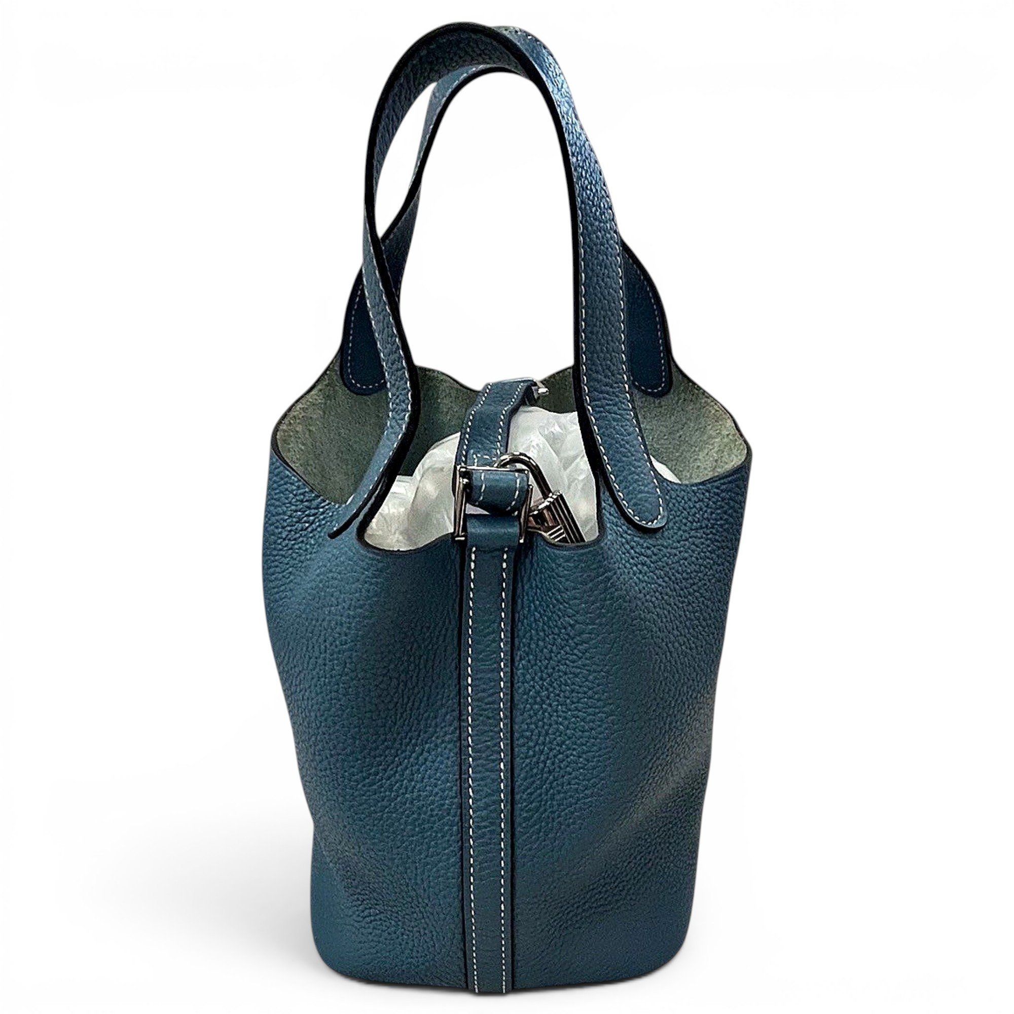 Picotin leather handbag