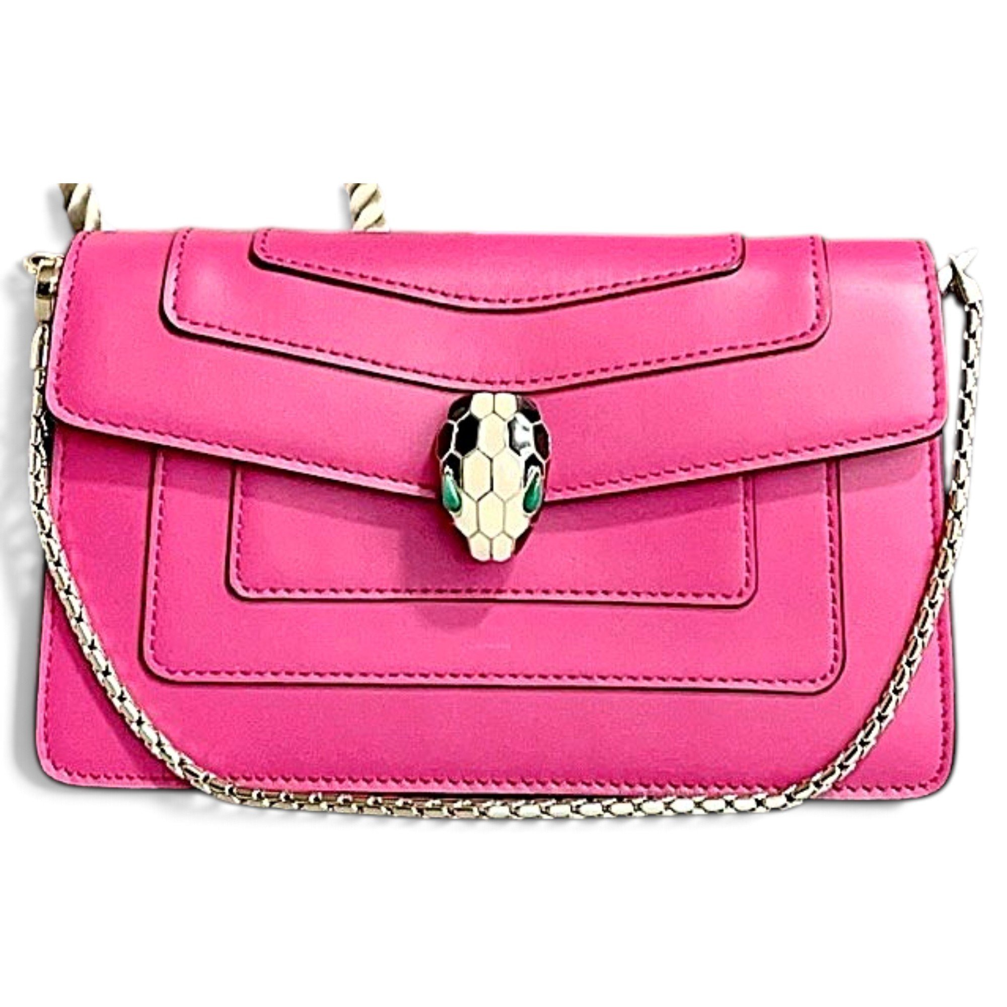 Serpenti leather crossbody bag