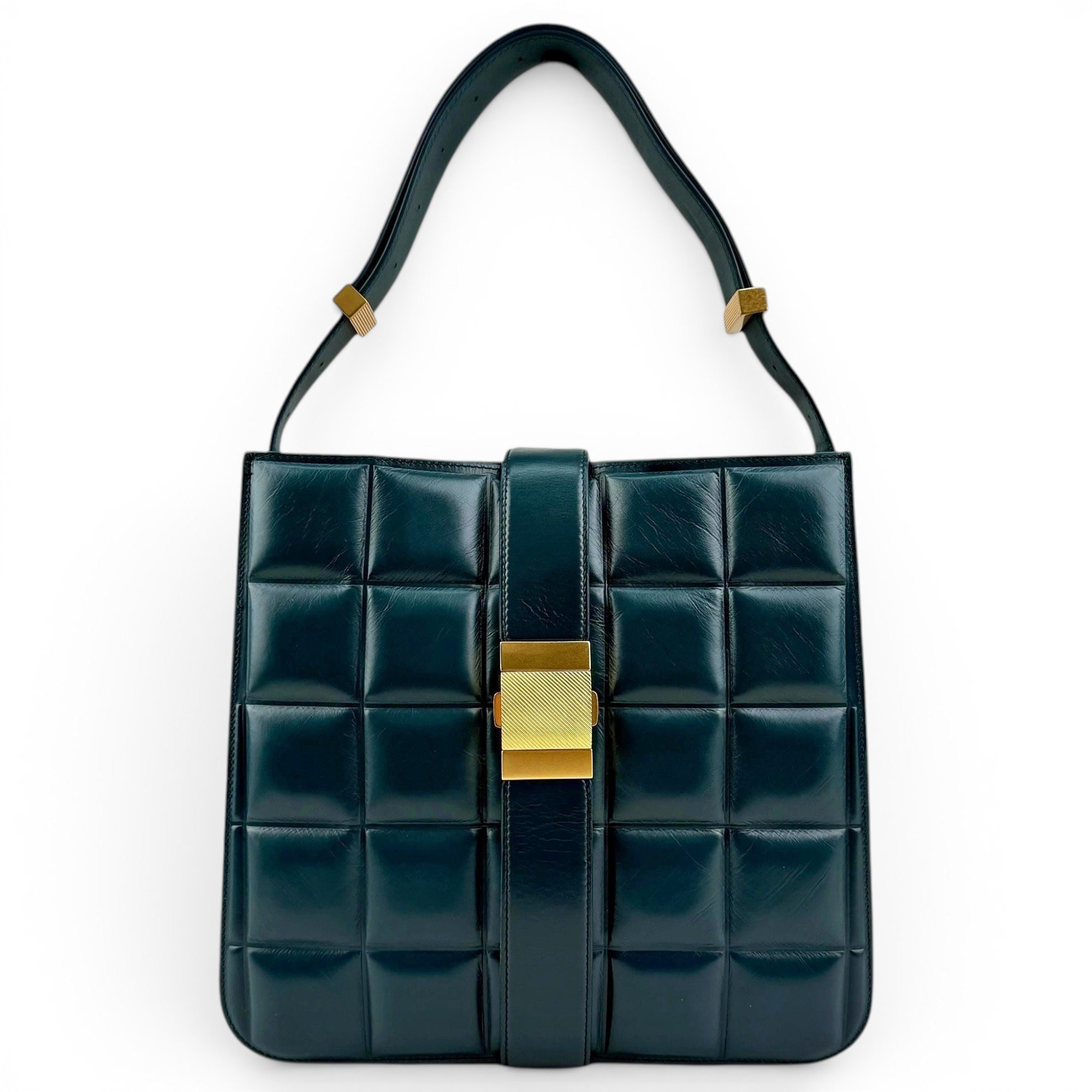 Marie Padded leather handbag