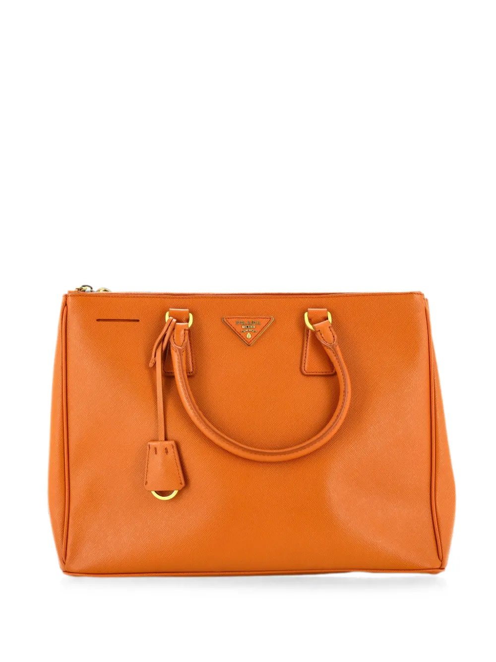 Double Zip Lux Saffiano Leather Large tote bag