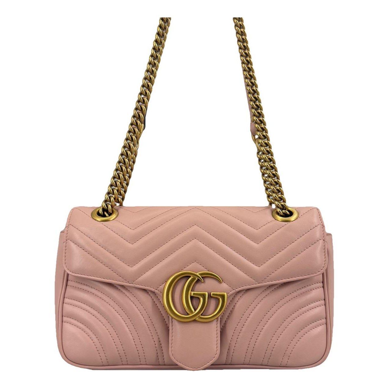 GG Marmont Flap leather handbag