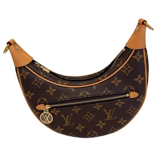 Loop leather handbag