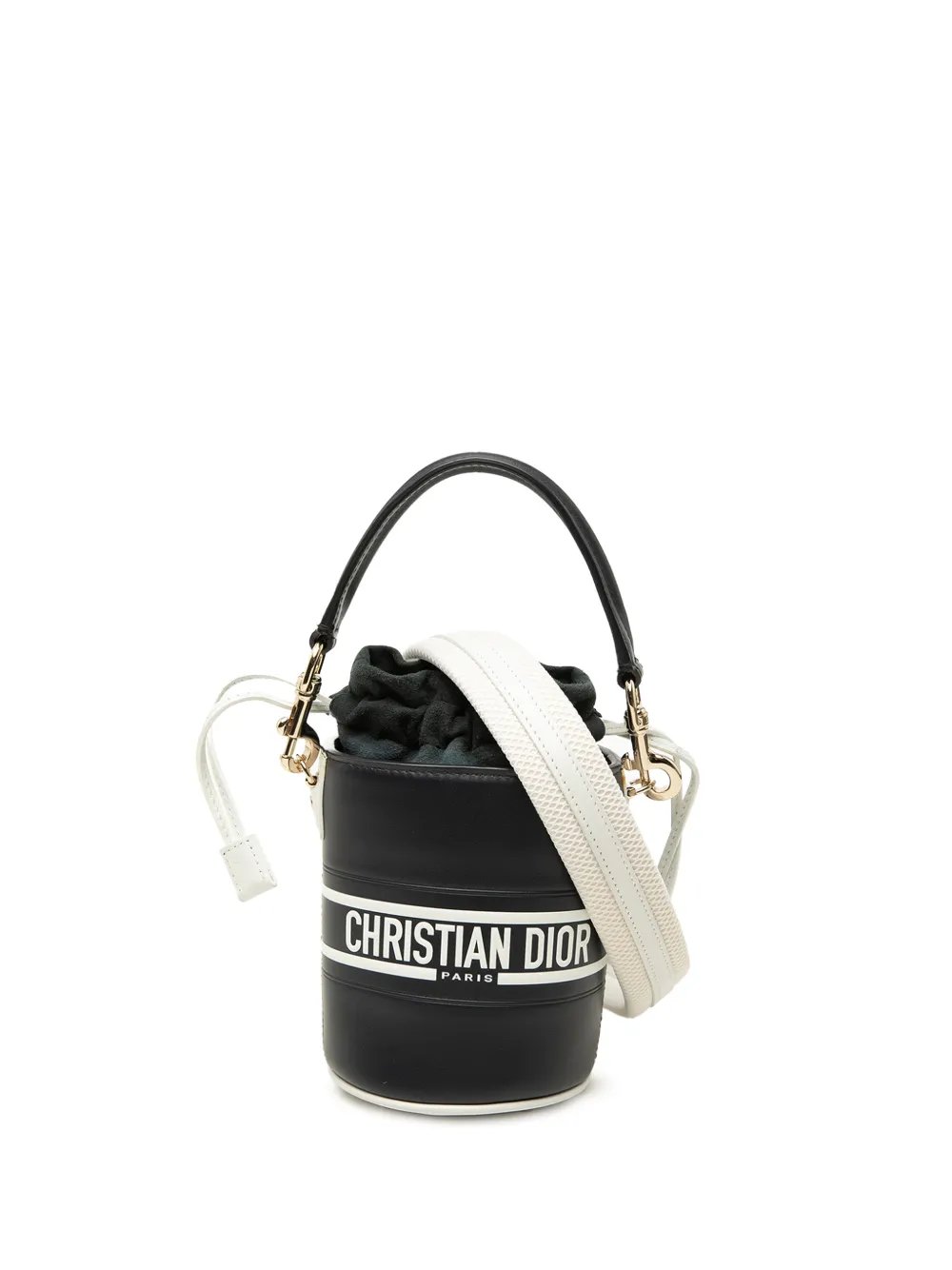 2022 Micro Calfskin Vibe Drawstring Bucket Bag satchel