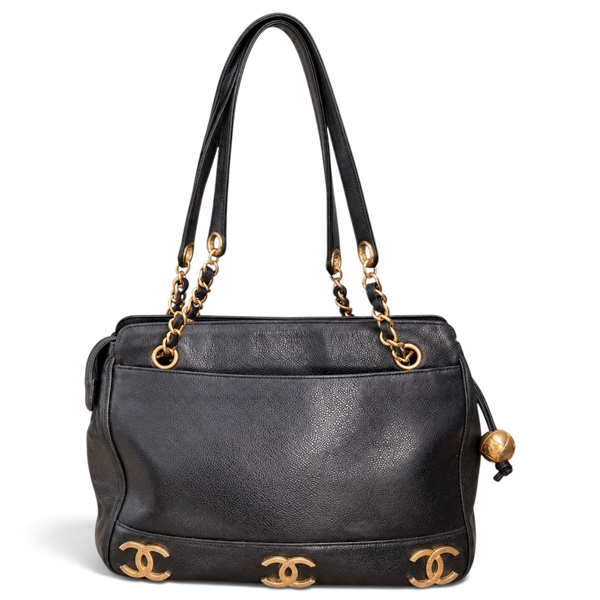 Deauville Chain leather handbag