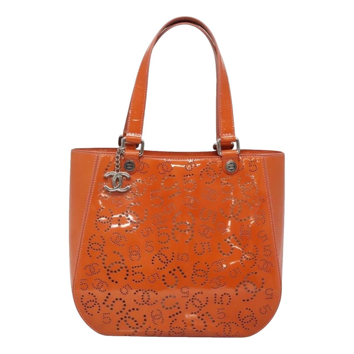 Patent leather handbag
