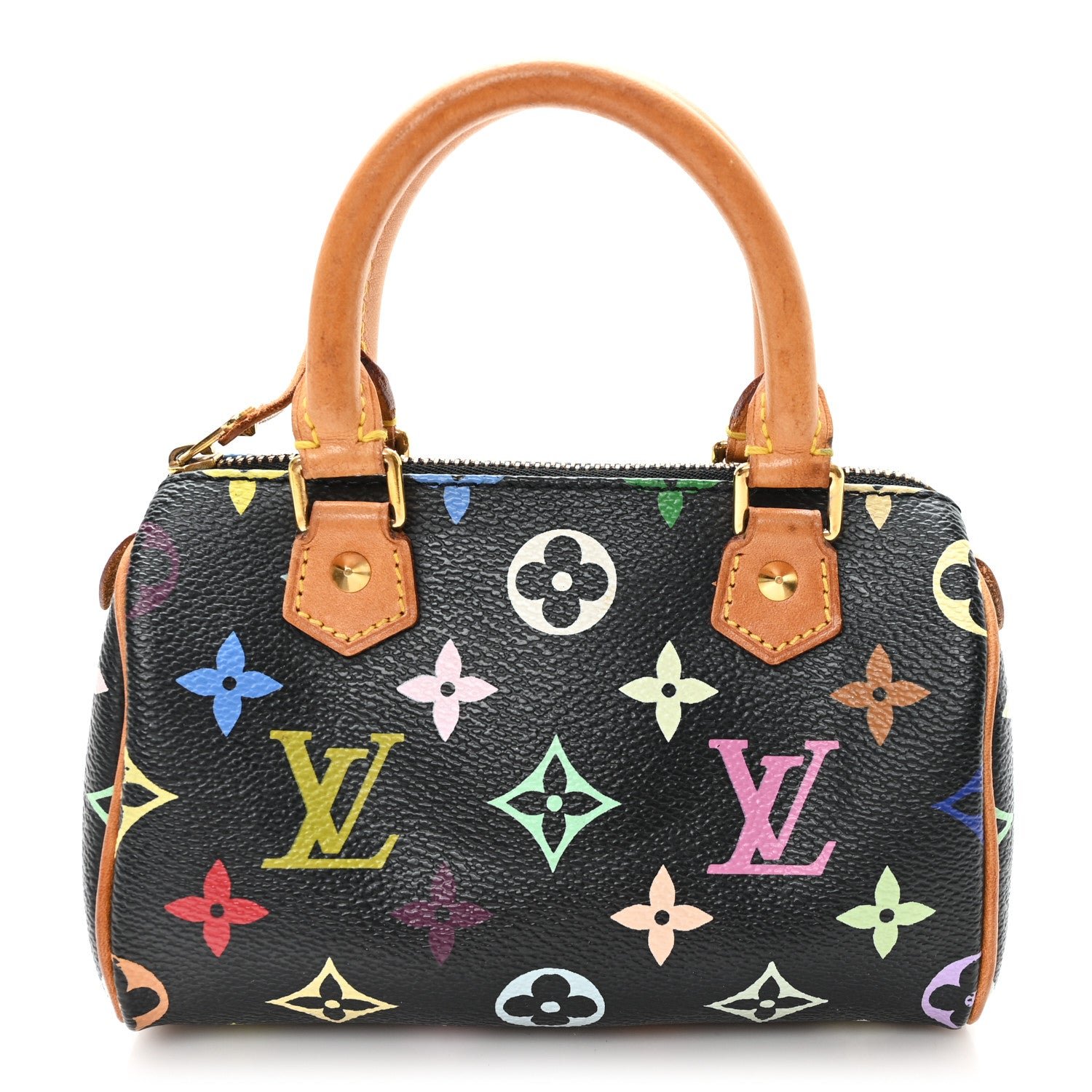 Louis Vuitton Monogram Multicolor Mini Sac HL Speedy Black