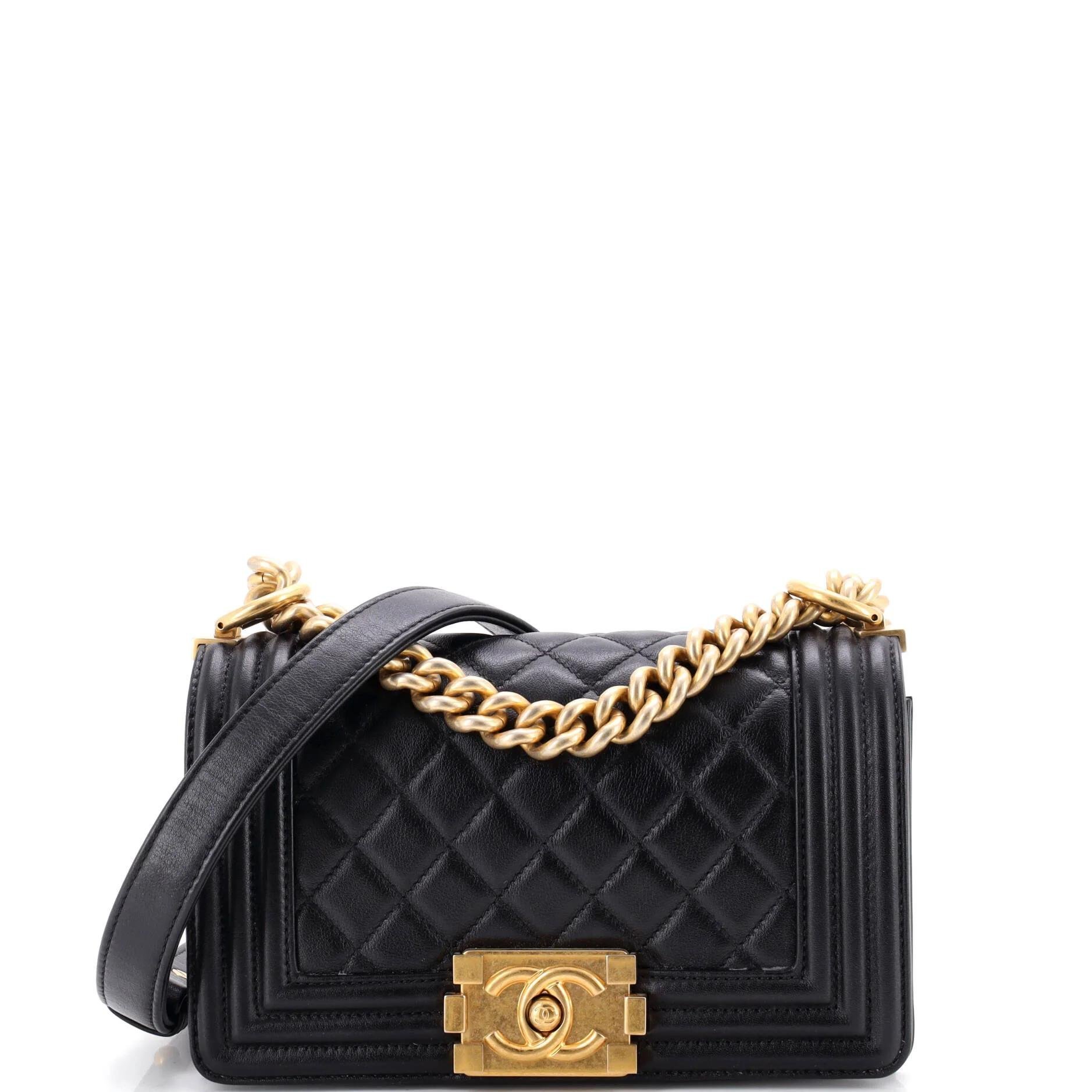 Boy leather crossbody bag