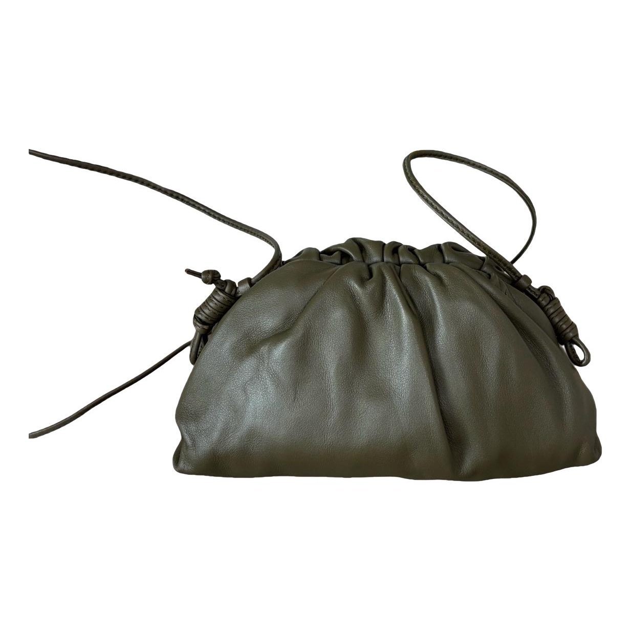Pouch leather handbag