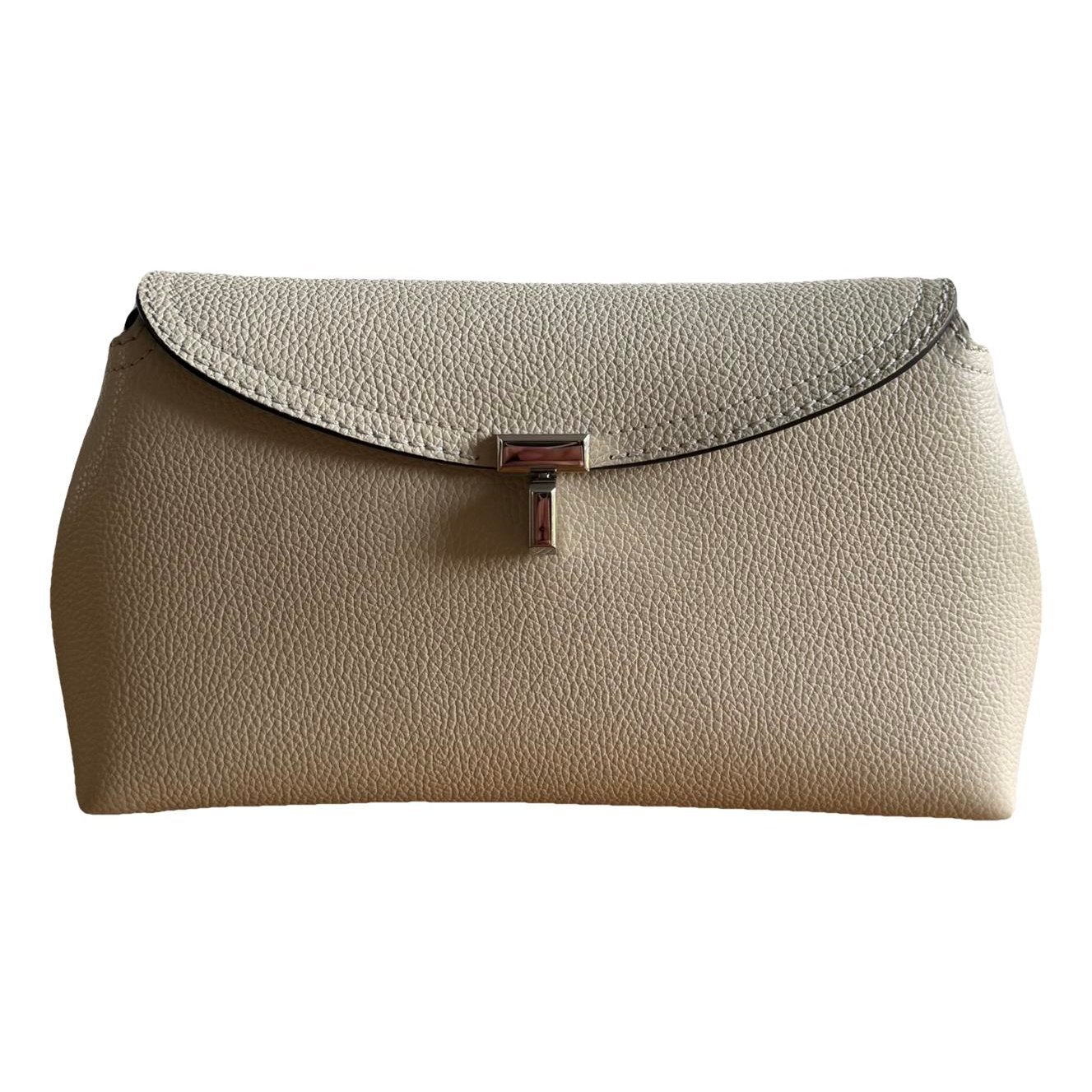 Toteme T-Lock leather handbag