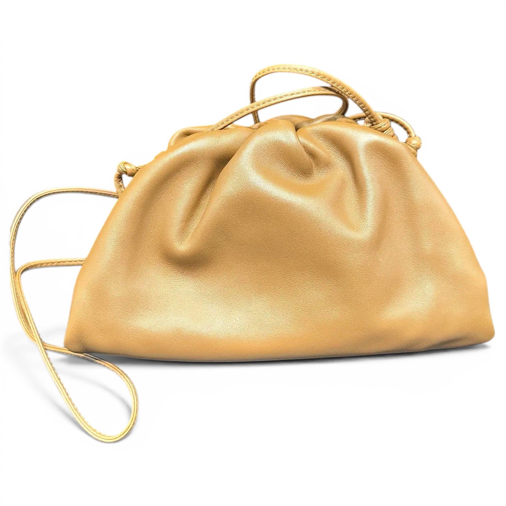 Pouch leather crossbody bag