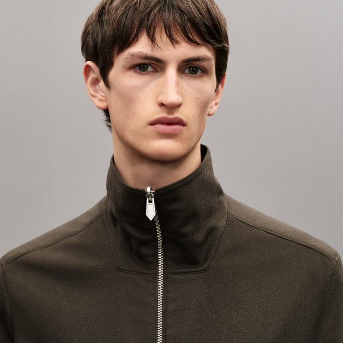 Taupe Reversible Overshirt