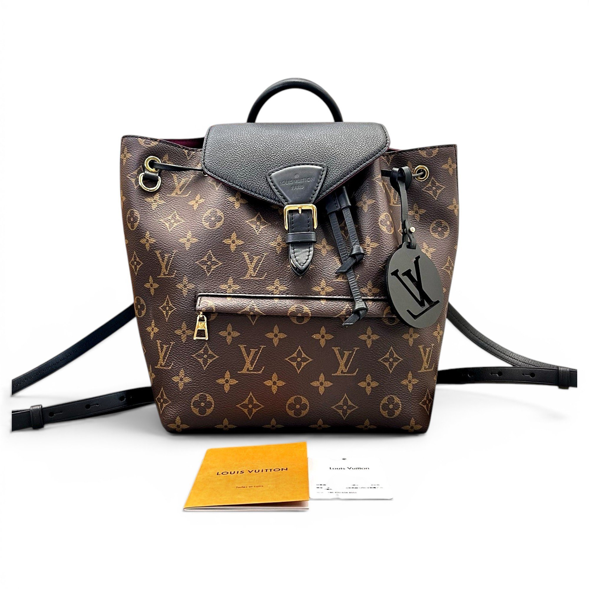 Montsouris leather backpack