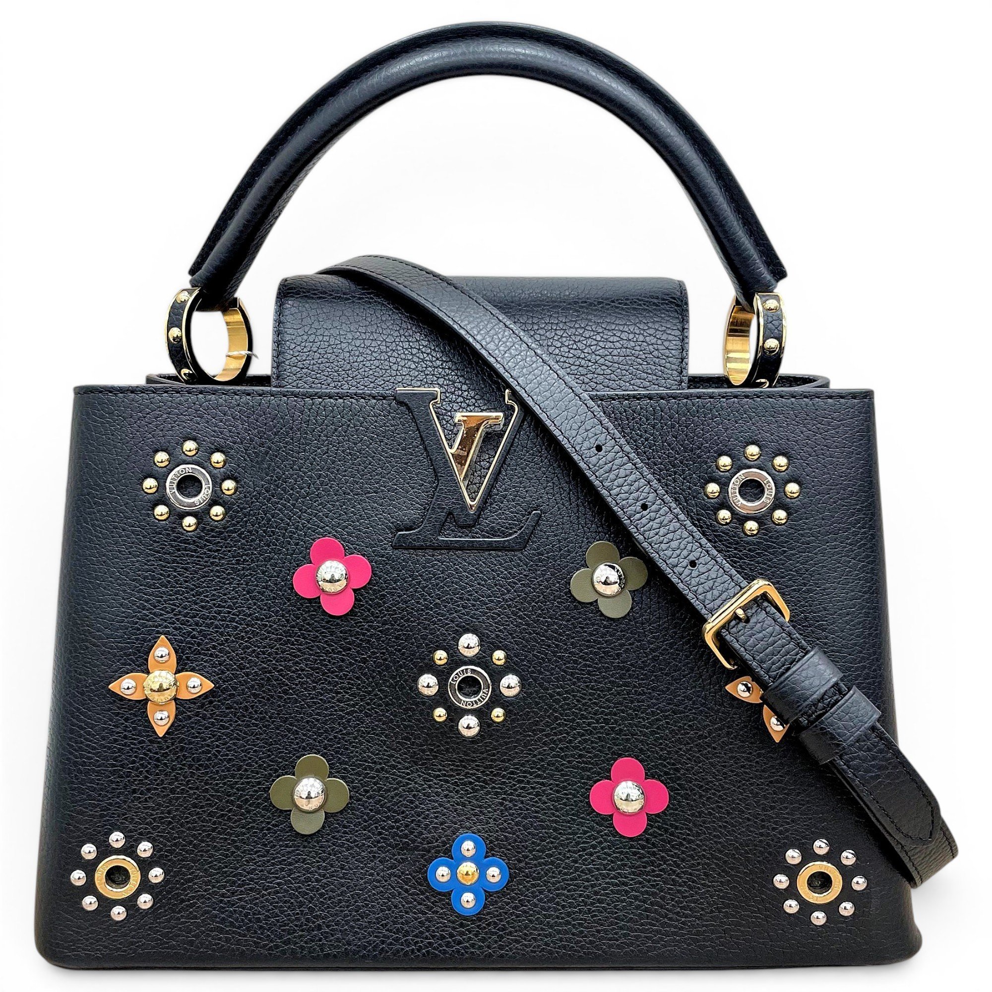 Capucines leather handbag