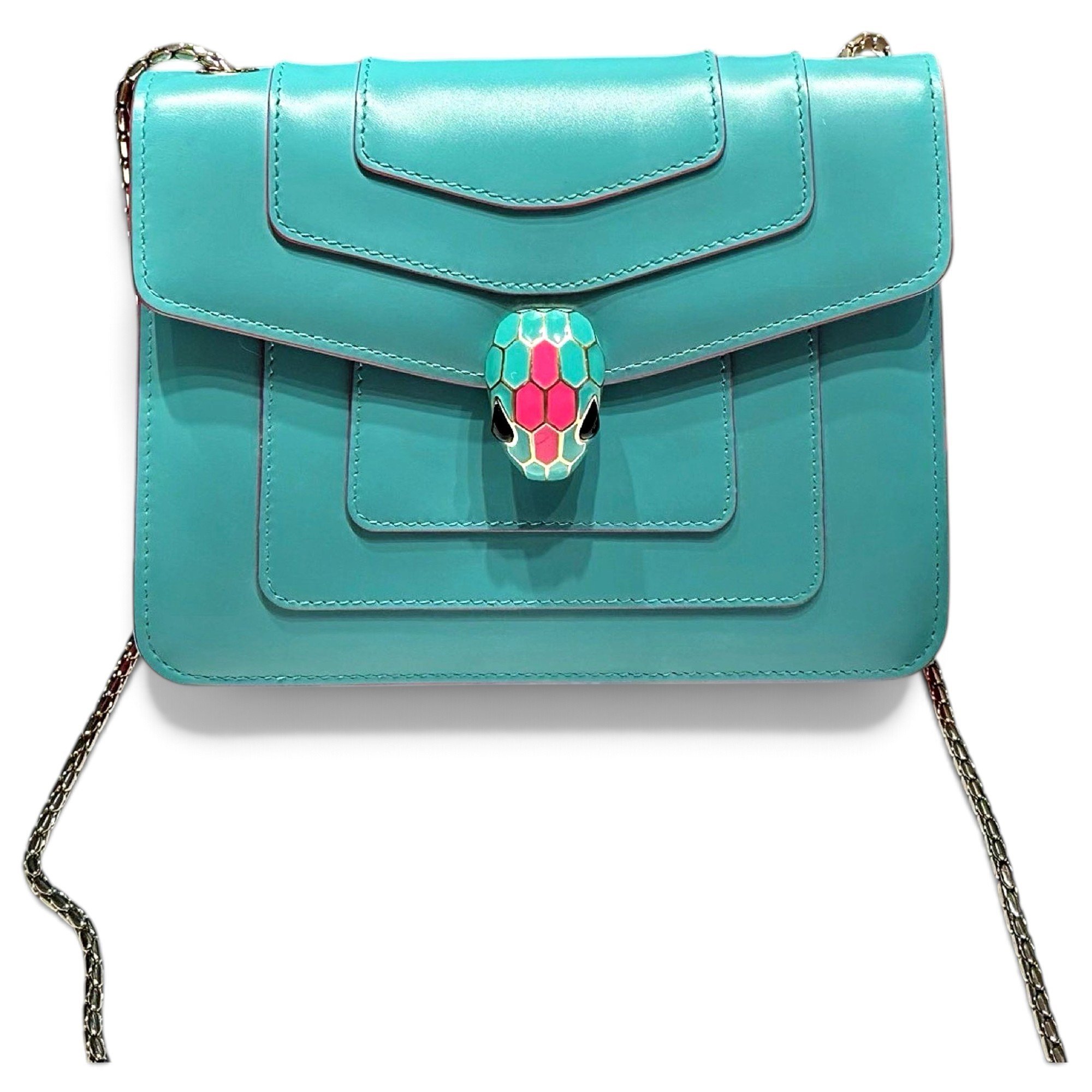 Serpenti leather crossbody bag