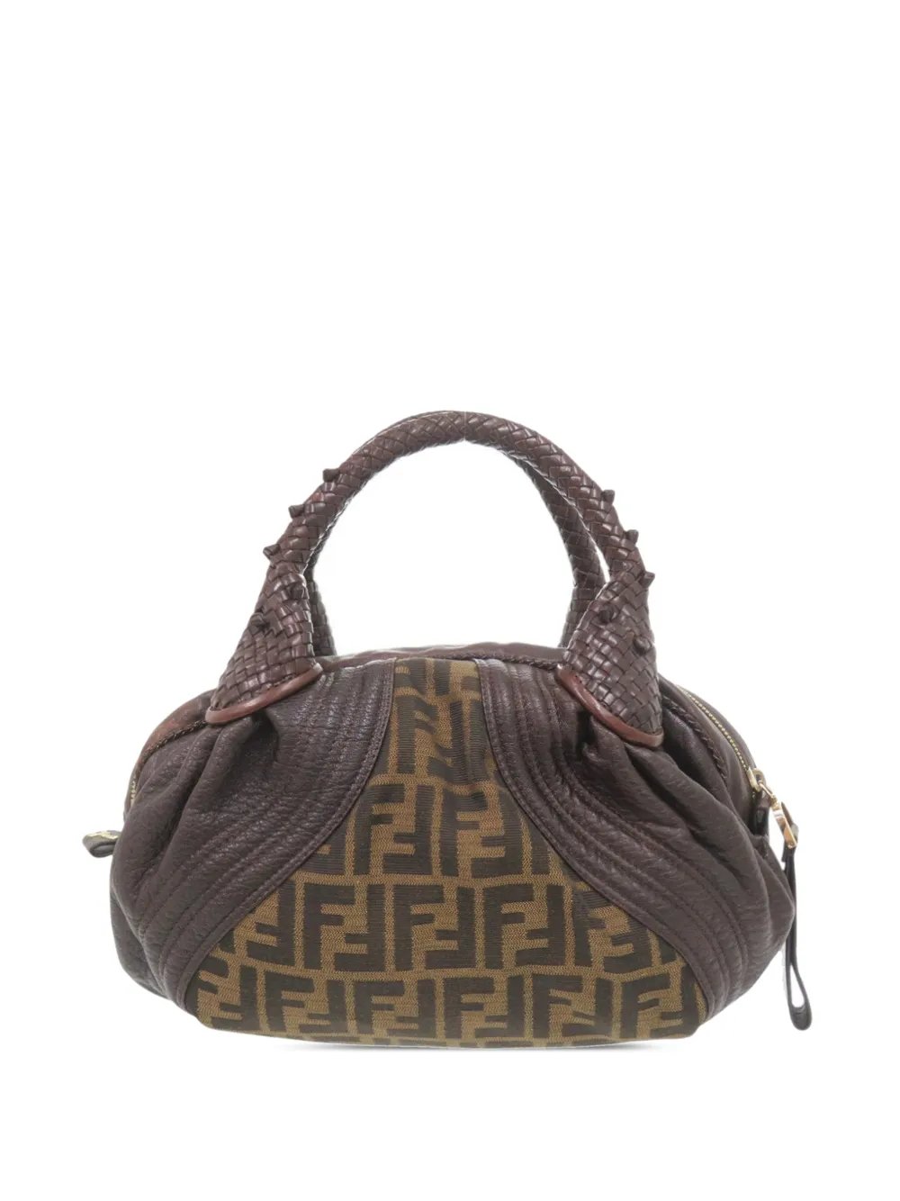 2000-2010 Mini Zucca Canvas and Leather Spy handbag