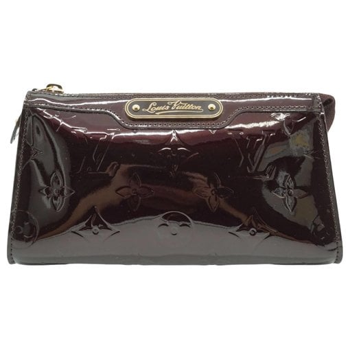 Leather clutch bag