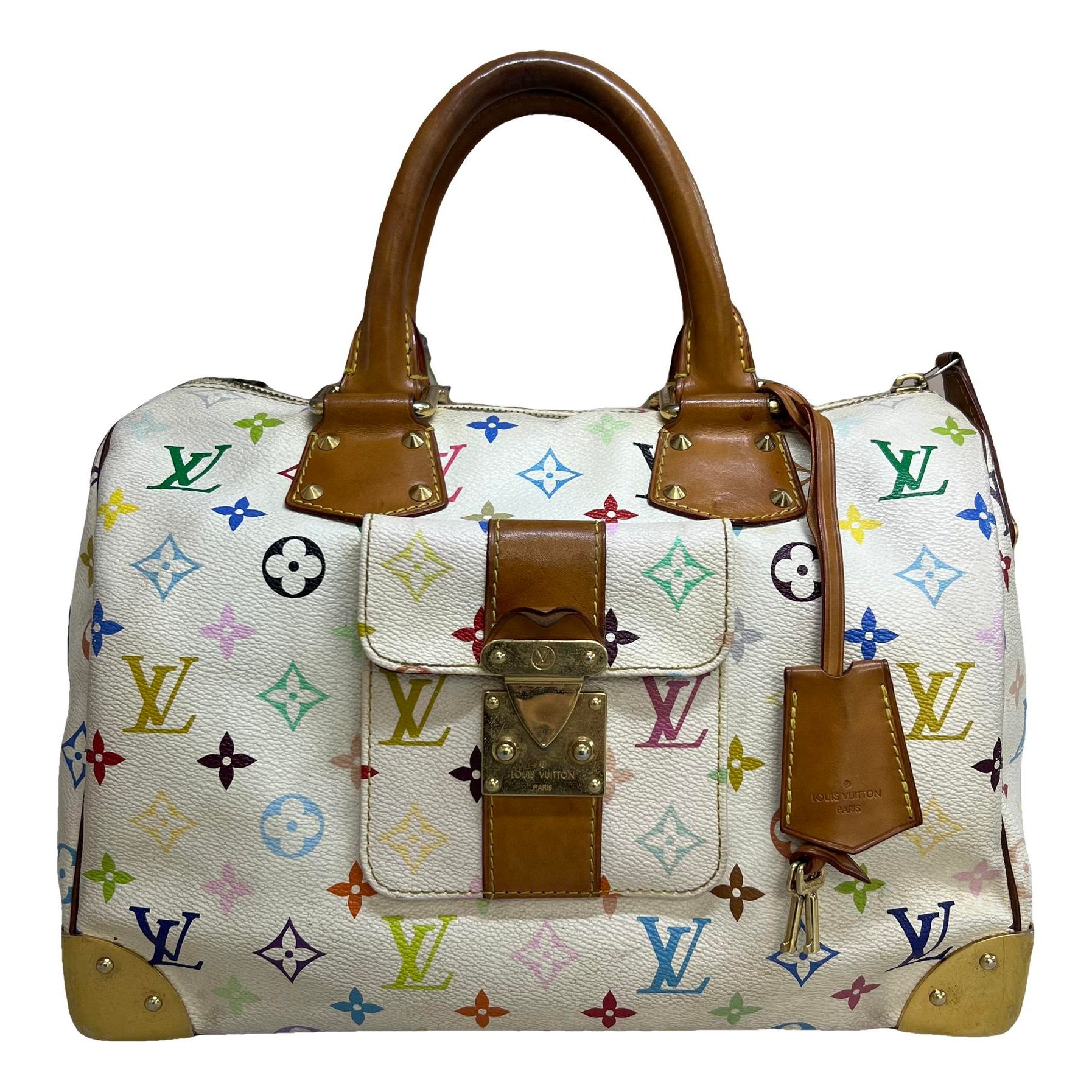 Speedy leather handbag