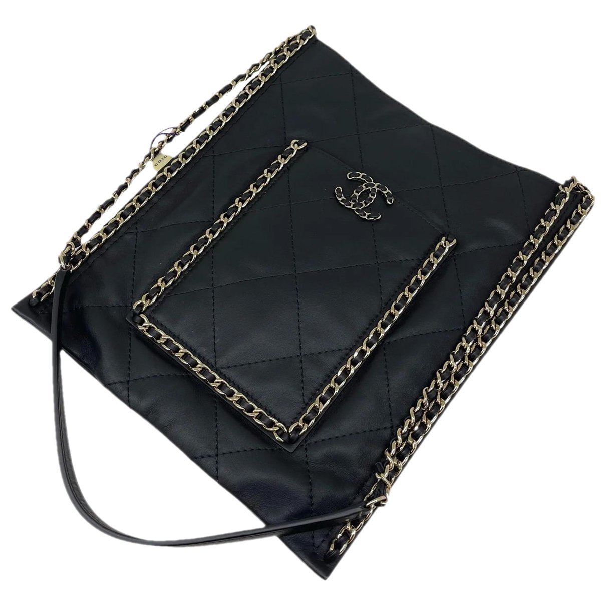 Leather tote