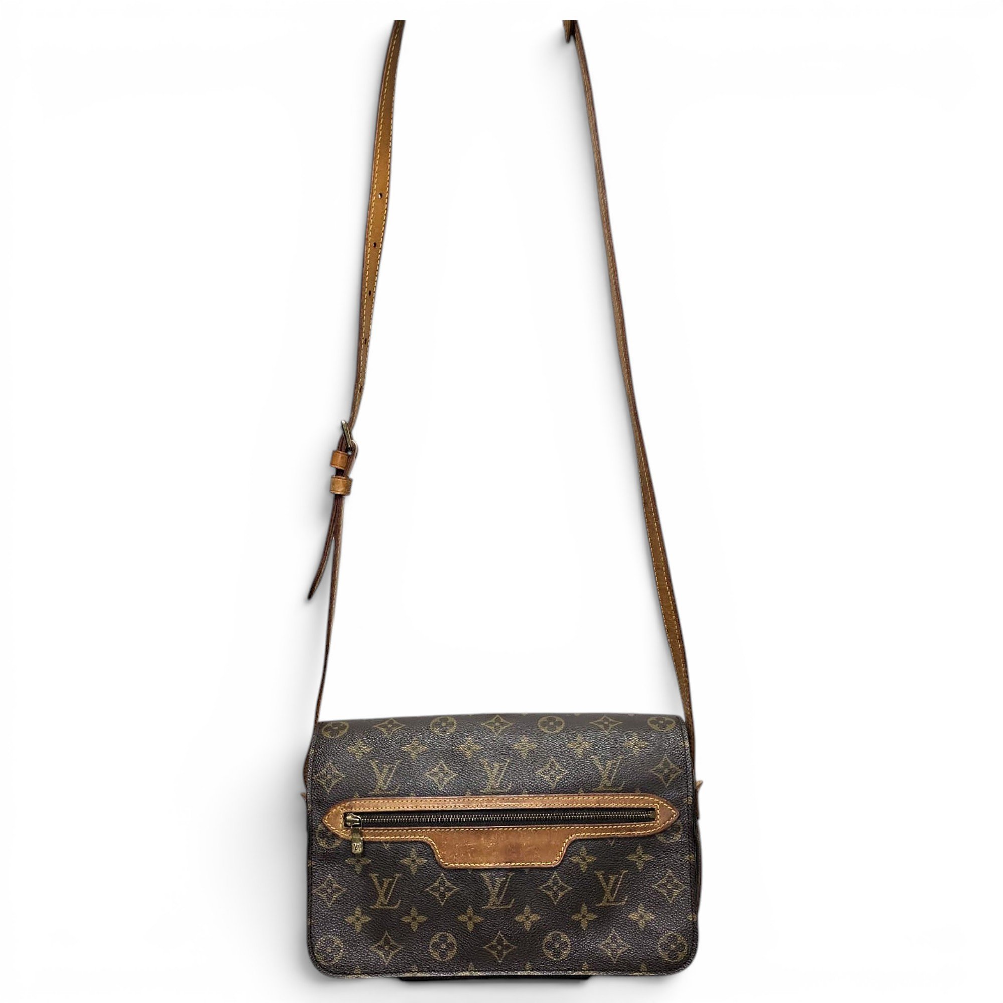 Saint-Germain Vintage leather crossbody bag