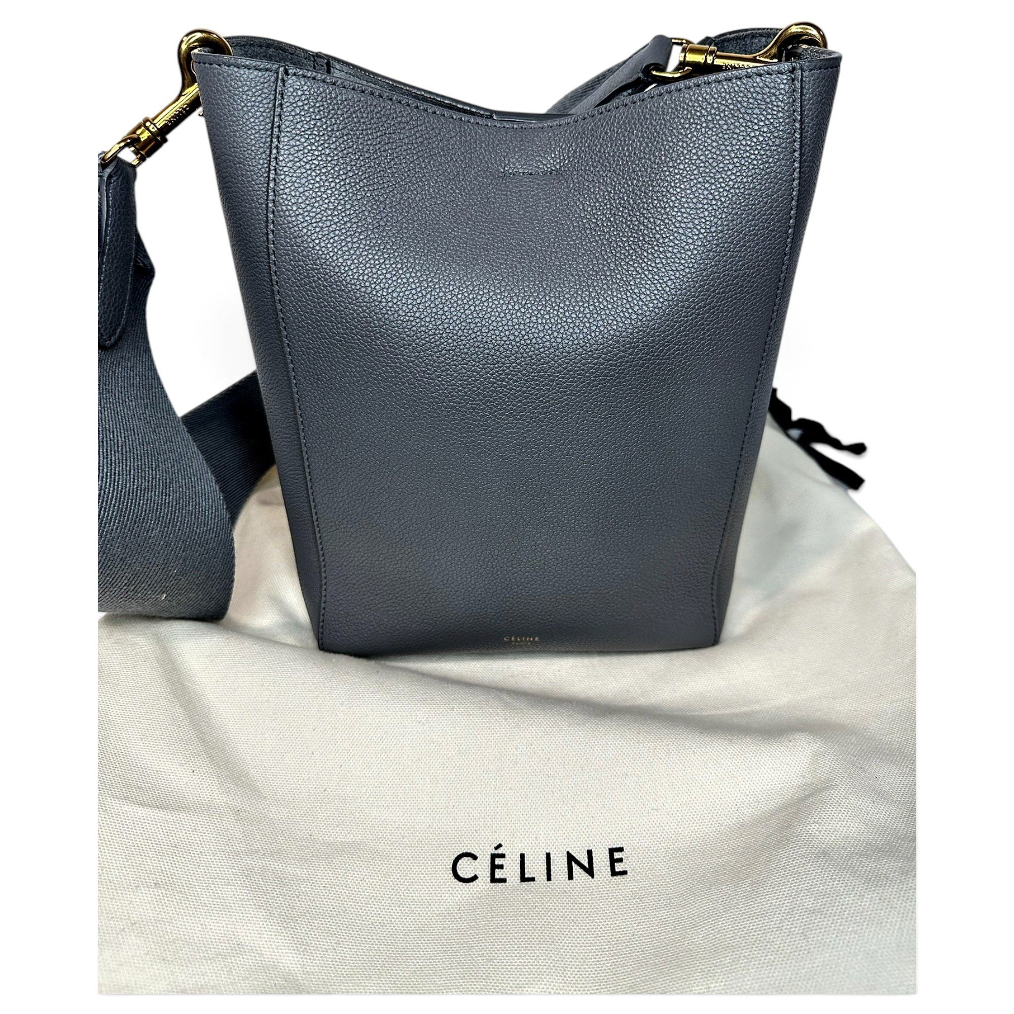 Seau Sangle leather tote