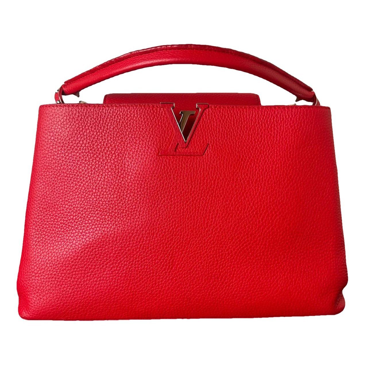 Capucines leather handbag