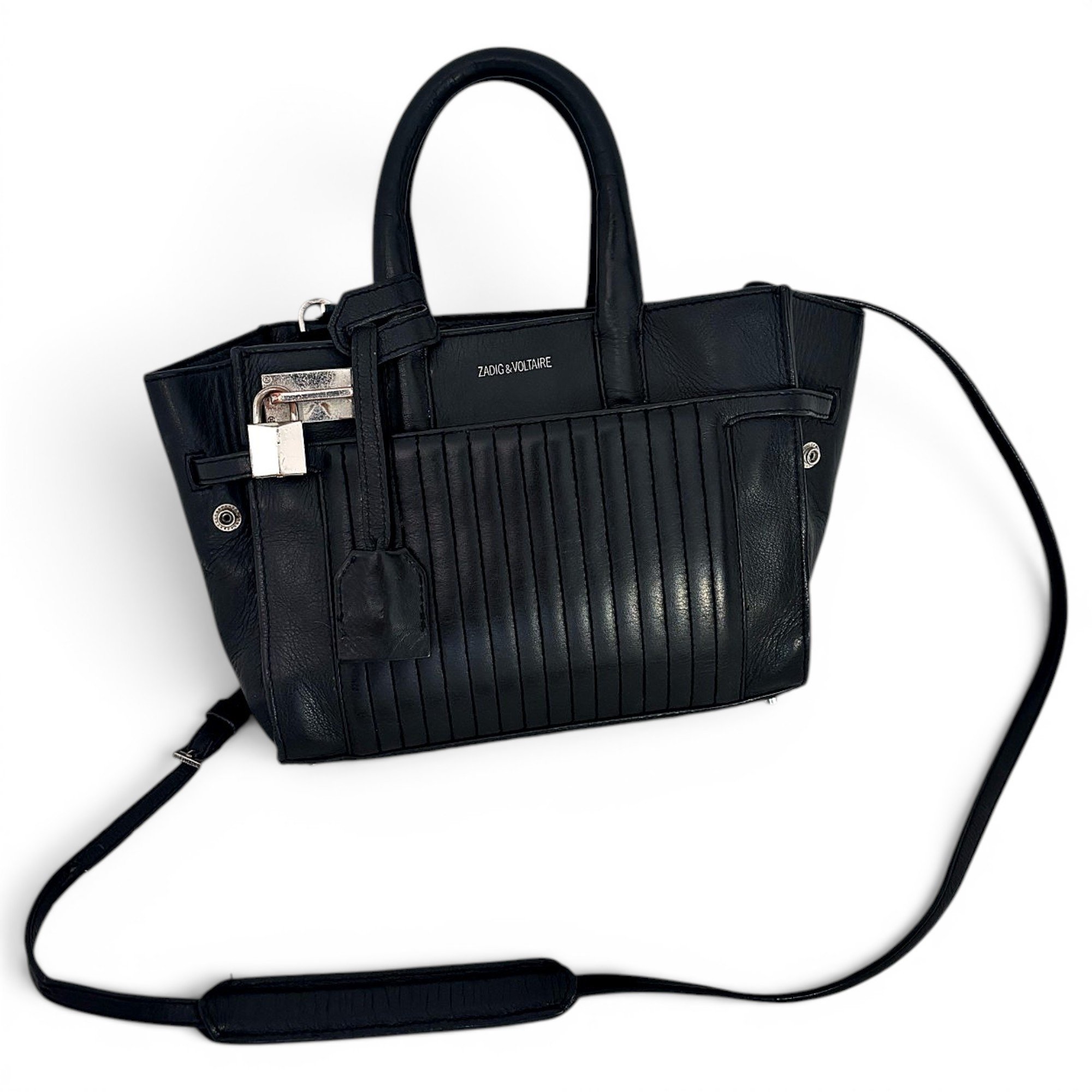 Candide leather handbag