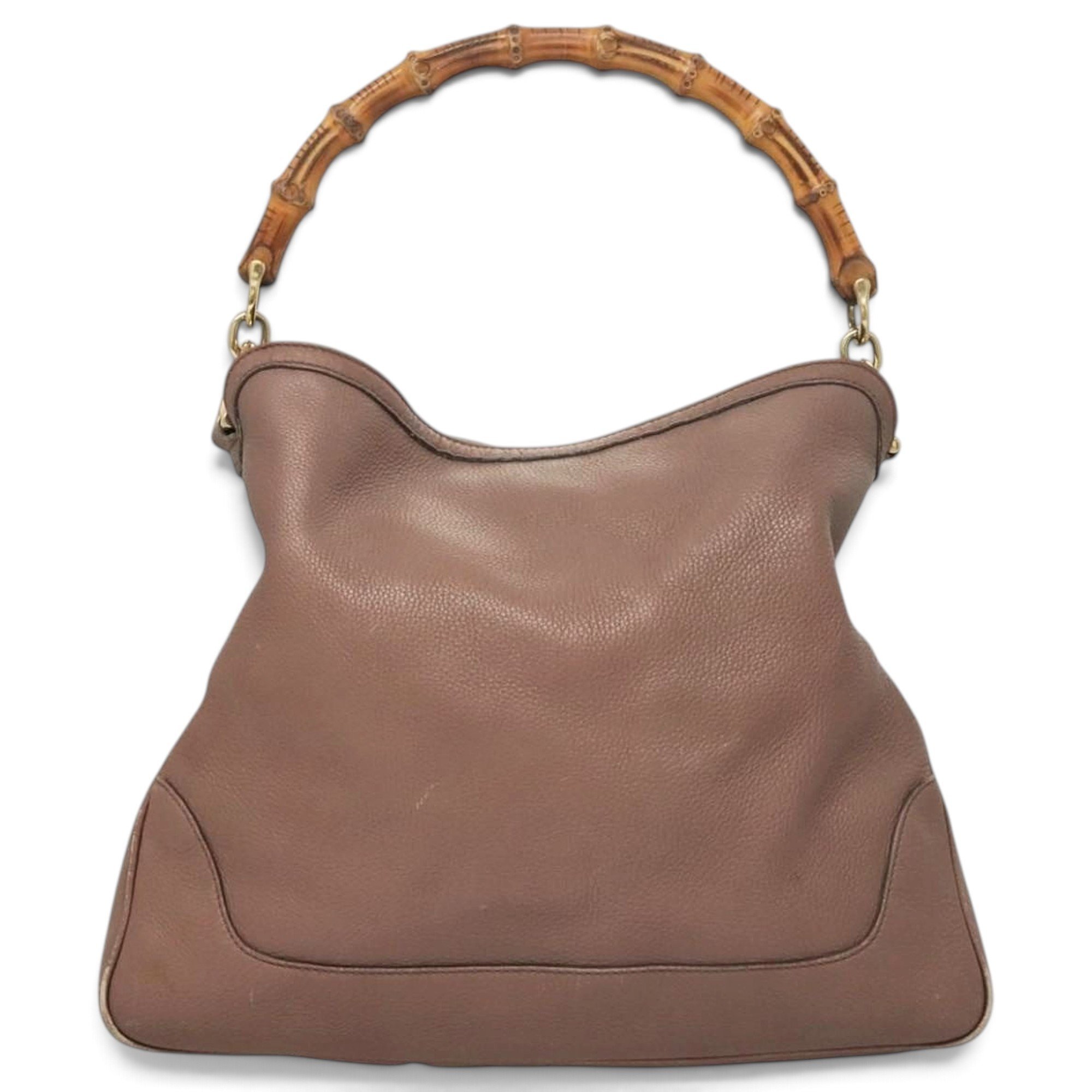Bamboo leather handbag