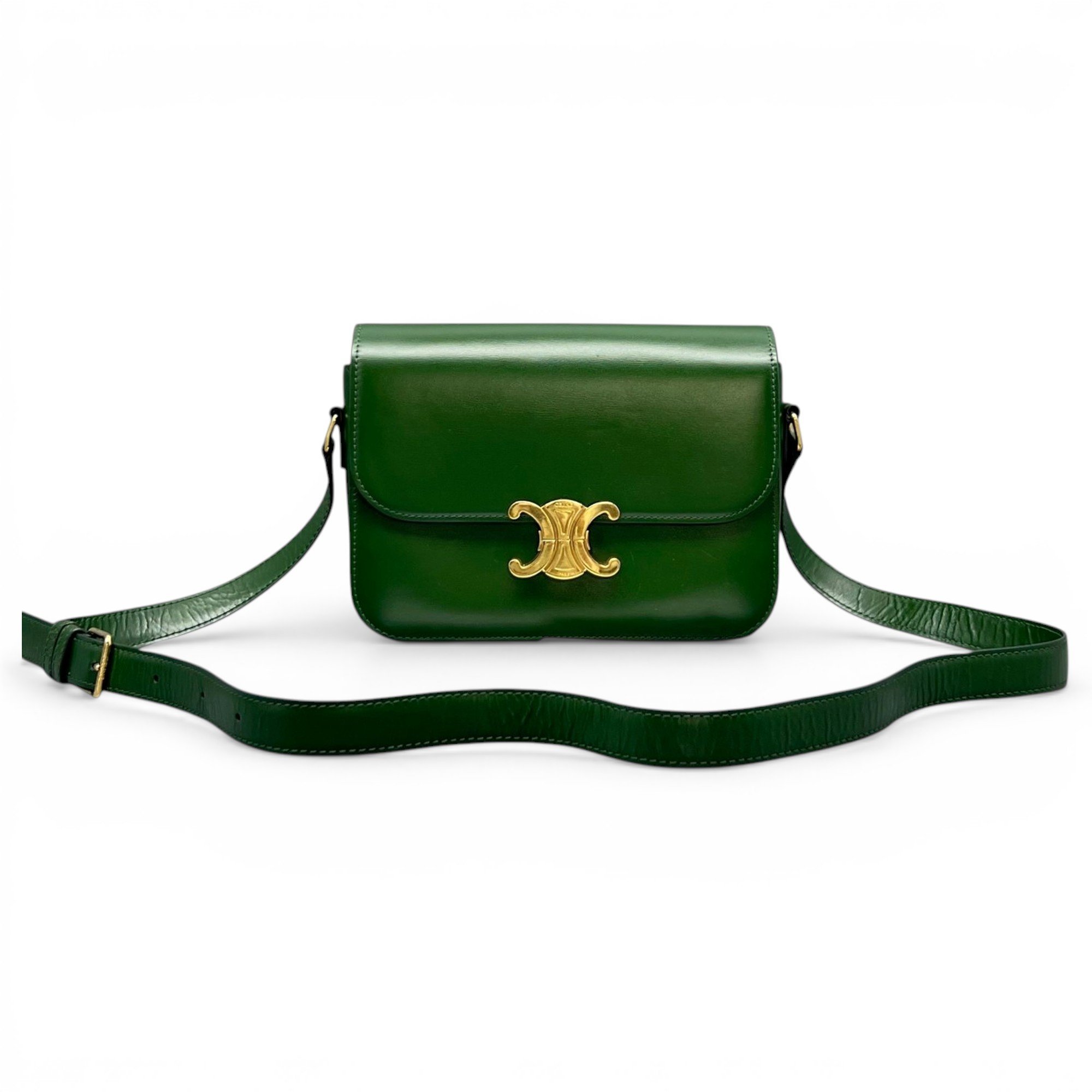 Classic leather handbag