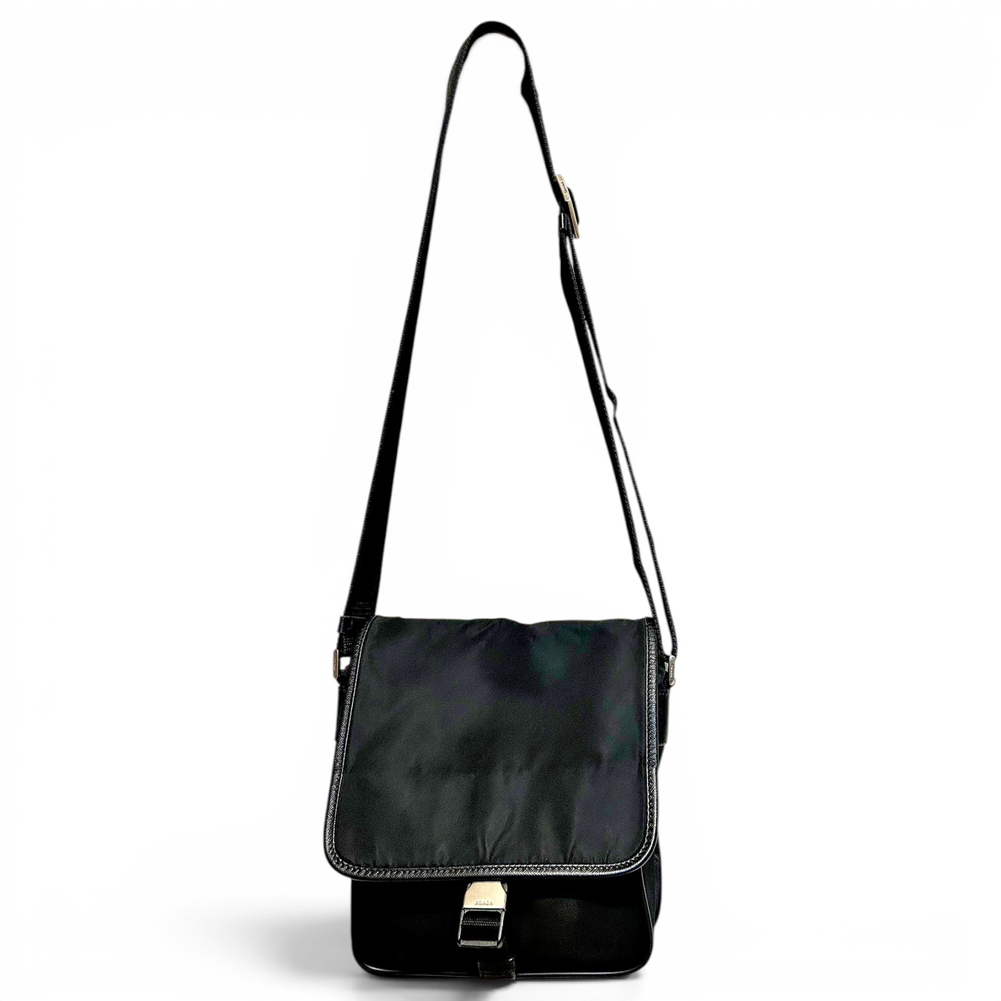 Prada Pocket leather crossbody bag