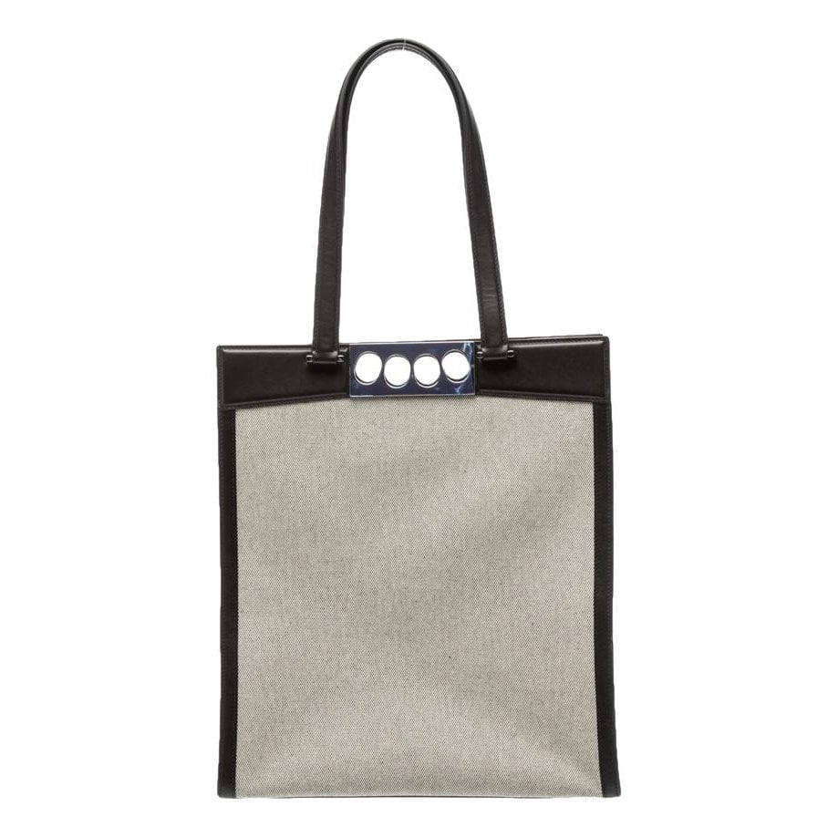 Knuckle leather handbag