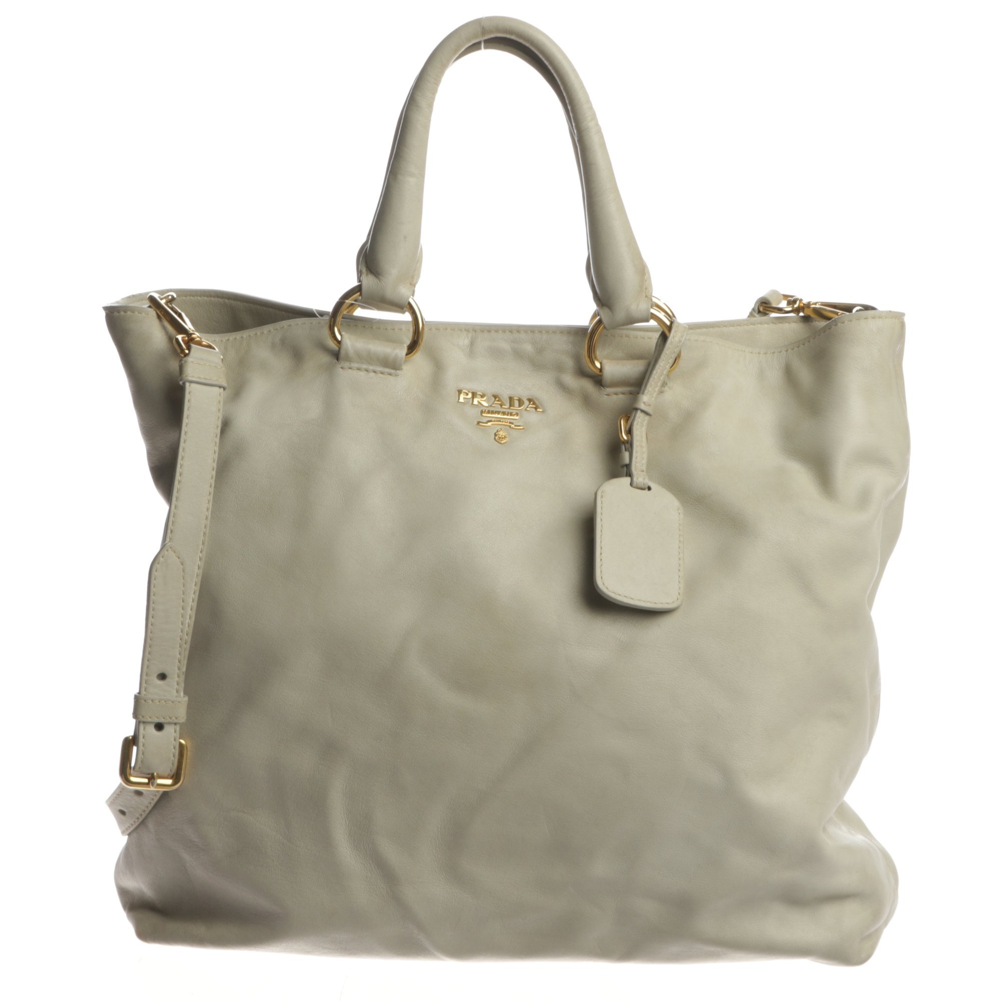 Leather tote