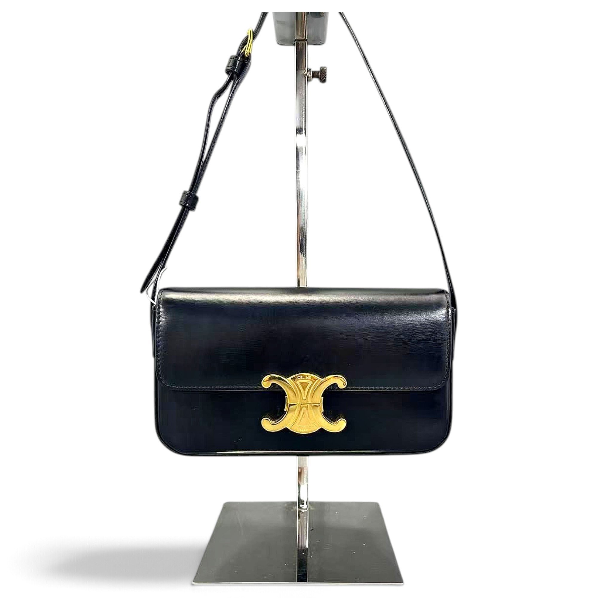 Triomphe leather handbag