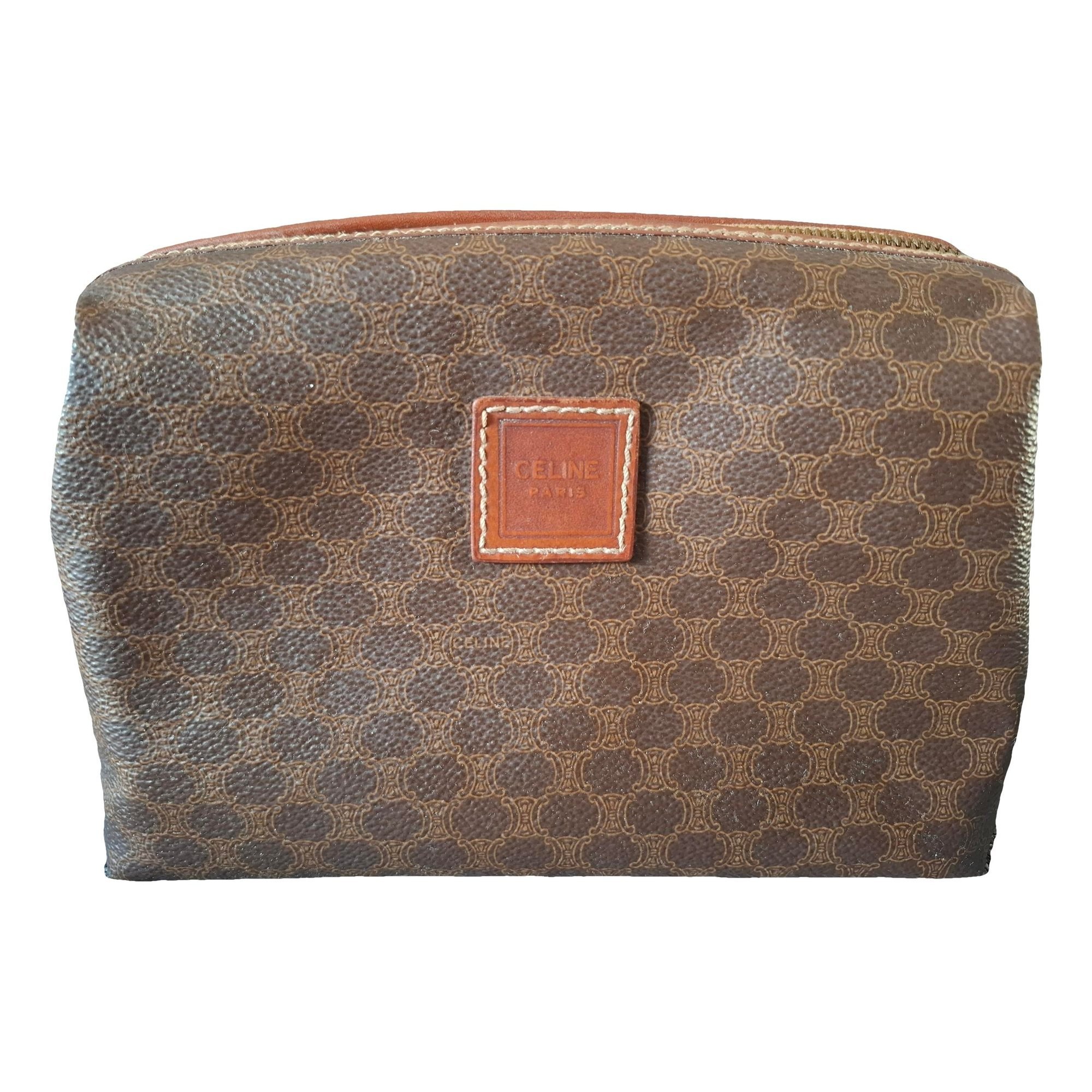Triomphe Vintage cloth clutch bag