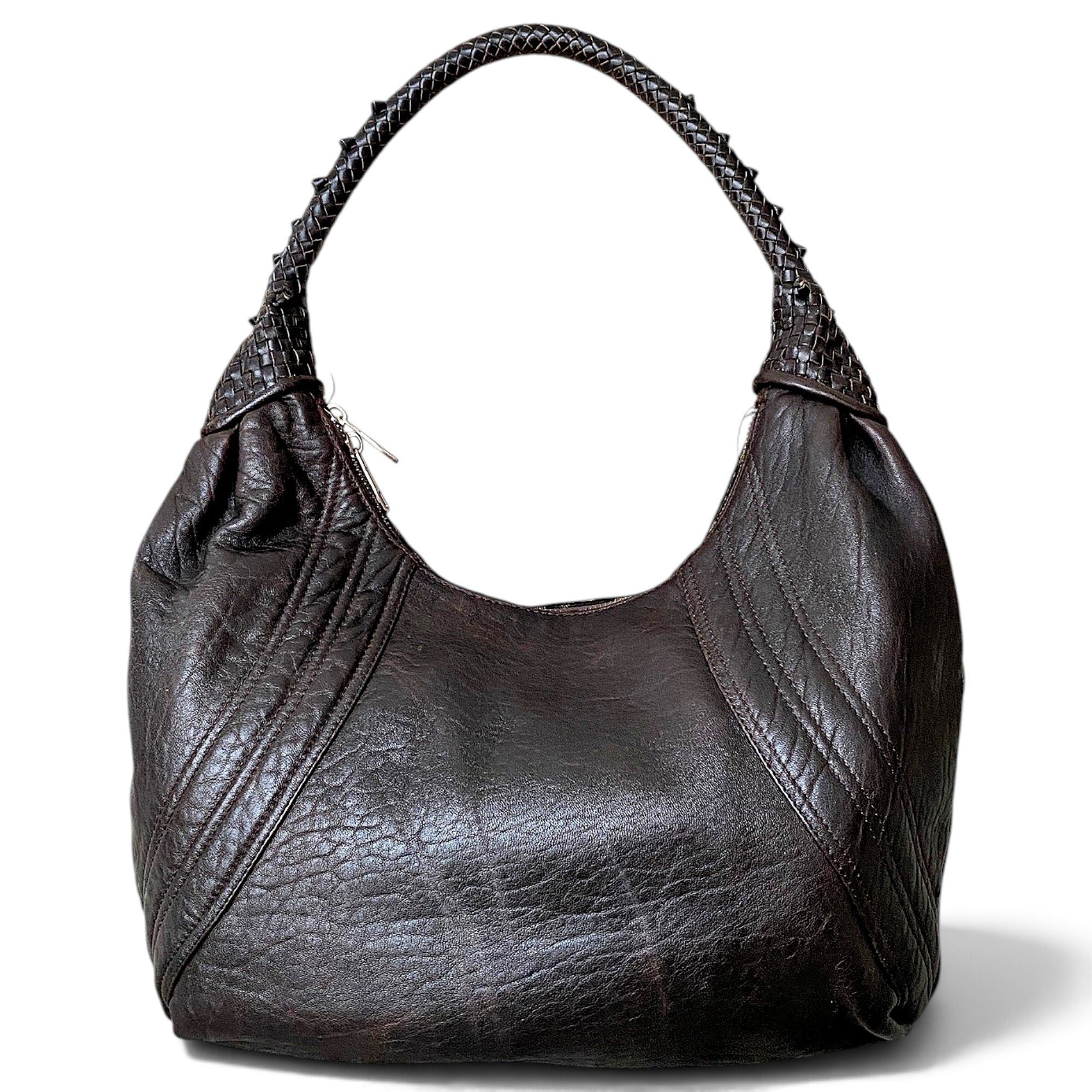 Spy leather handbag