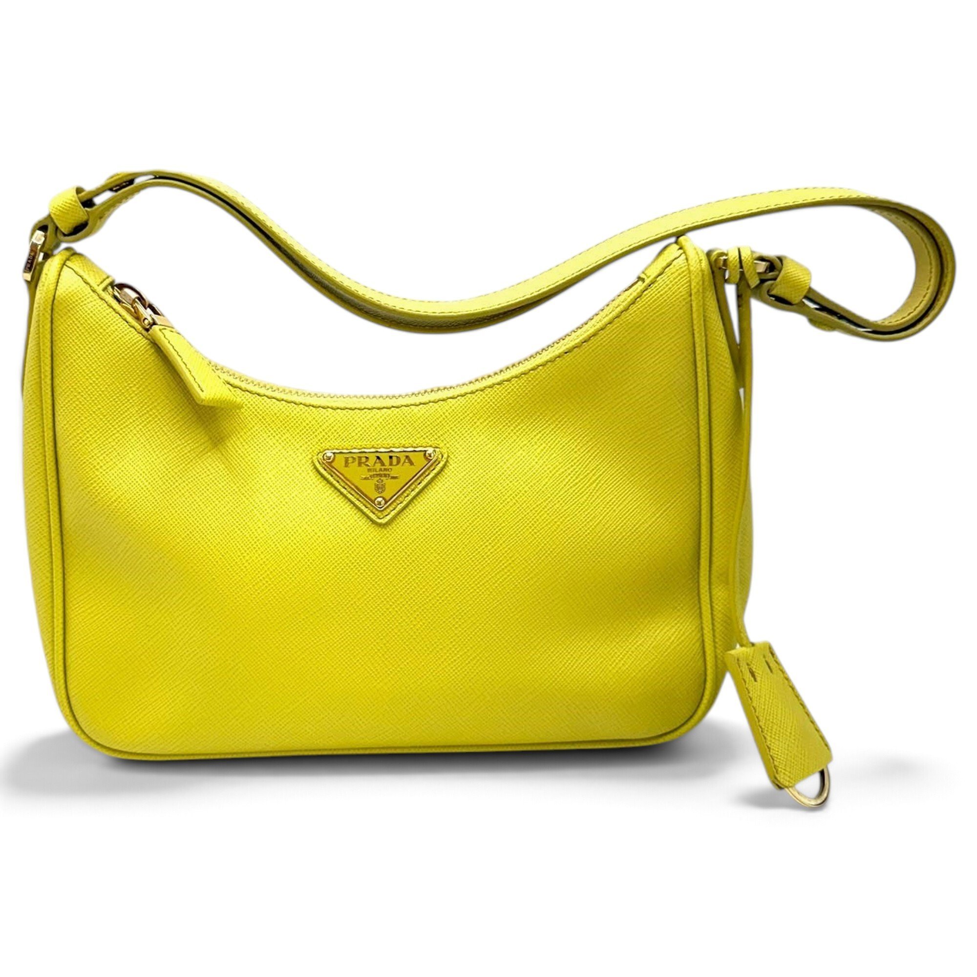 Re-edition leather handbag