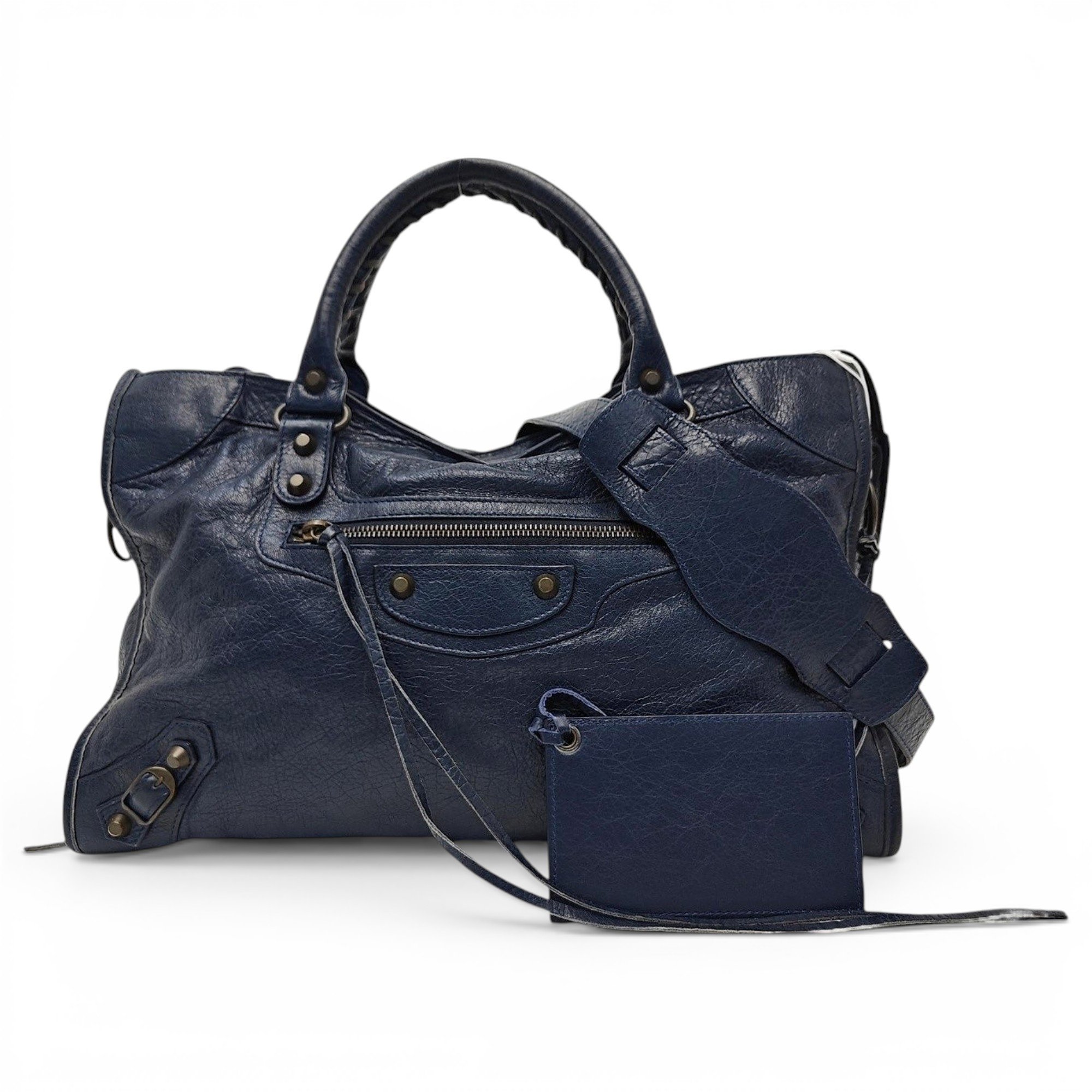 Leather handbag