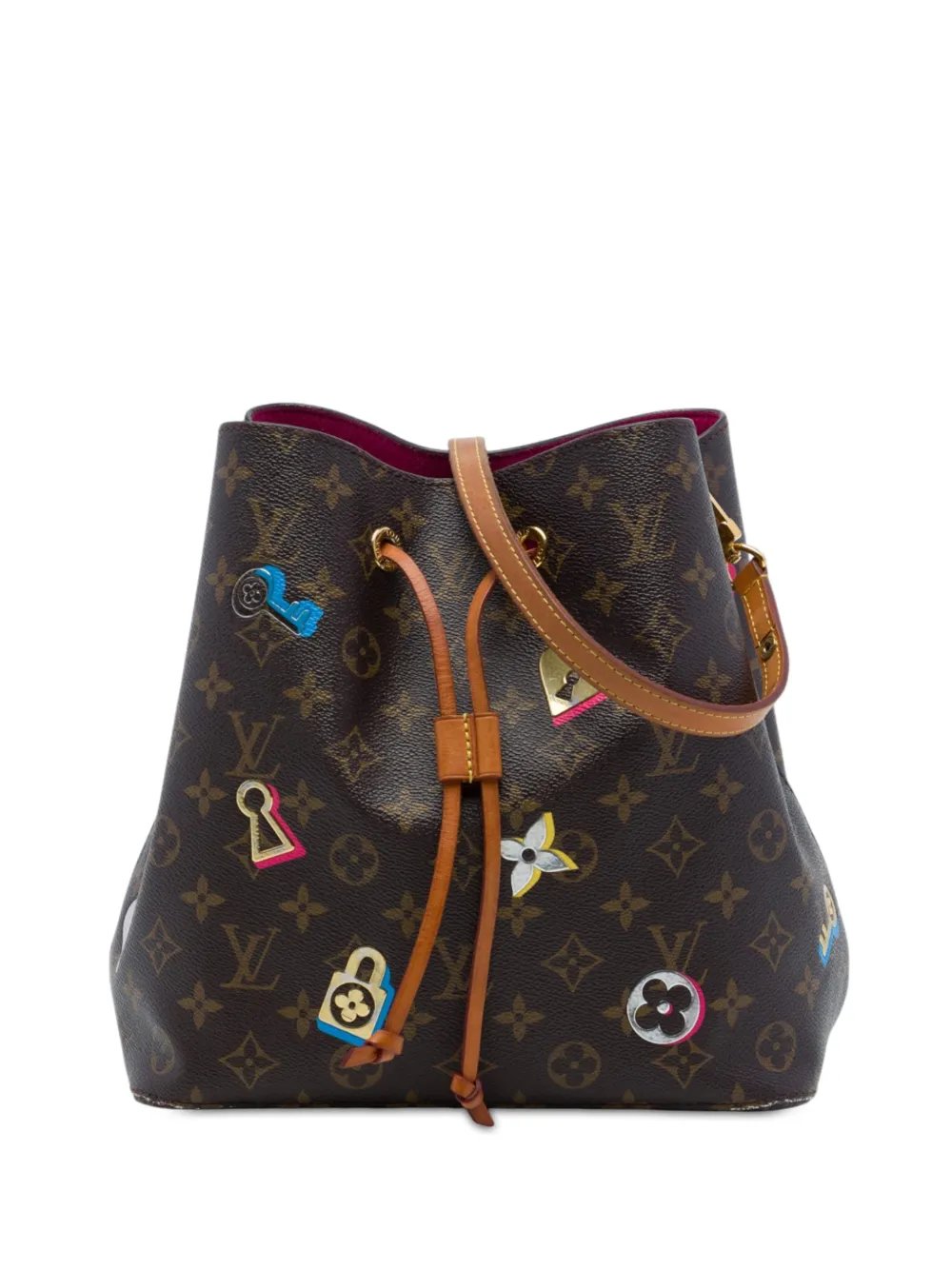 2019 Monogram Love Lock Neonoe MM bucket bag