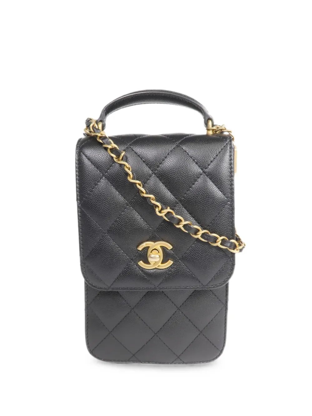 Vertical In The Loop calfskin crossbody bag