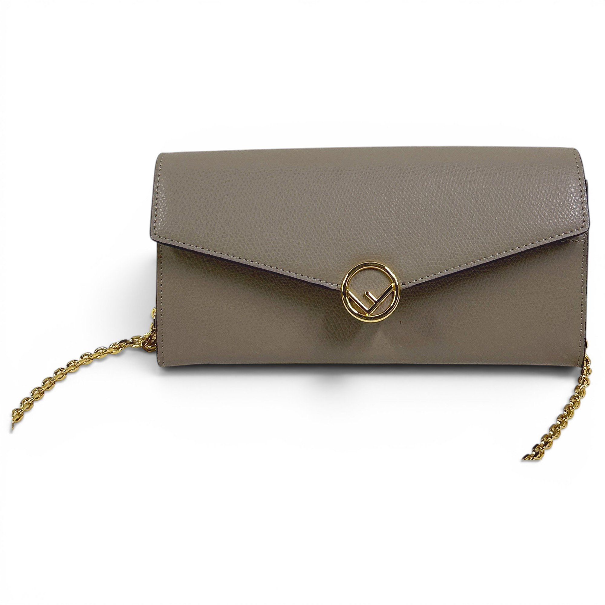 Wallet On Chain leather handbag