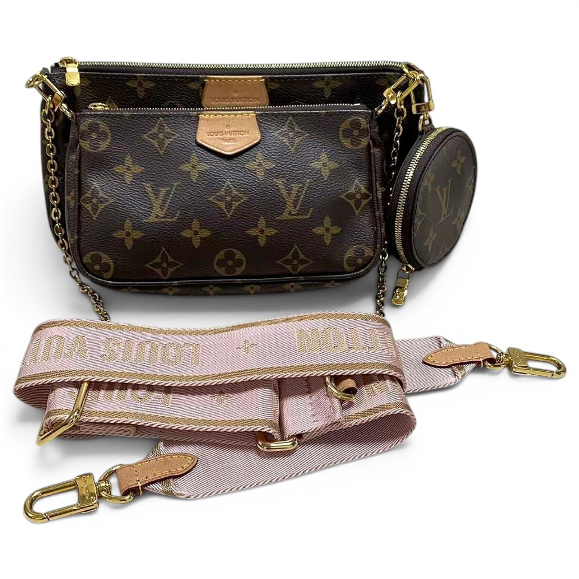 Multi Pochette Accessoires leather handbag