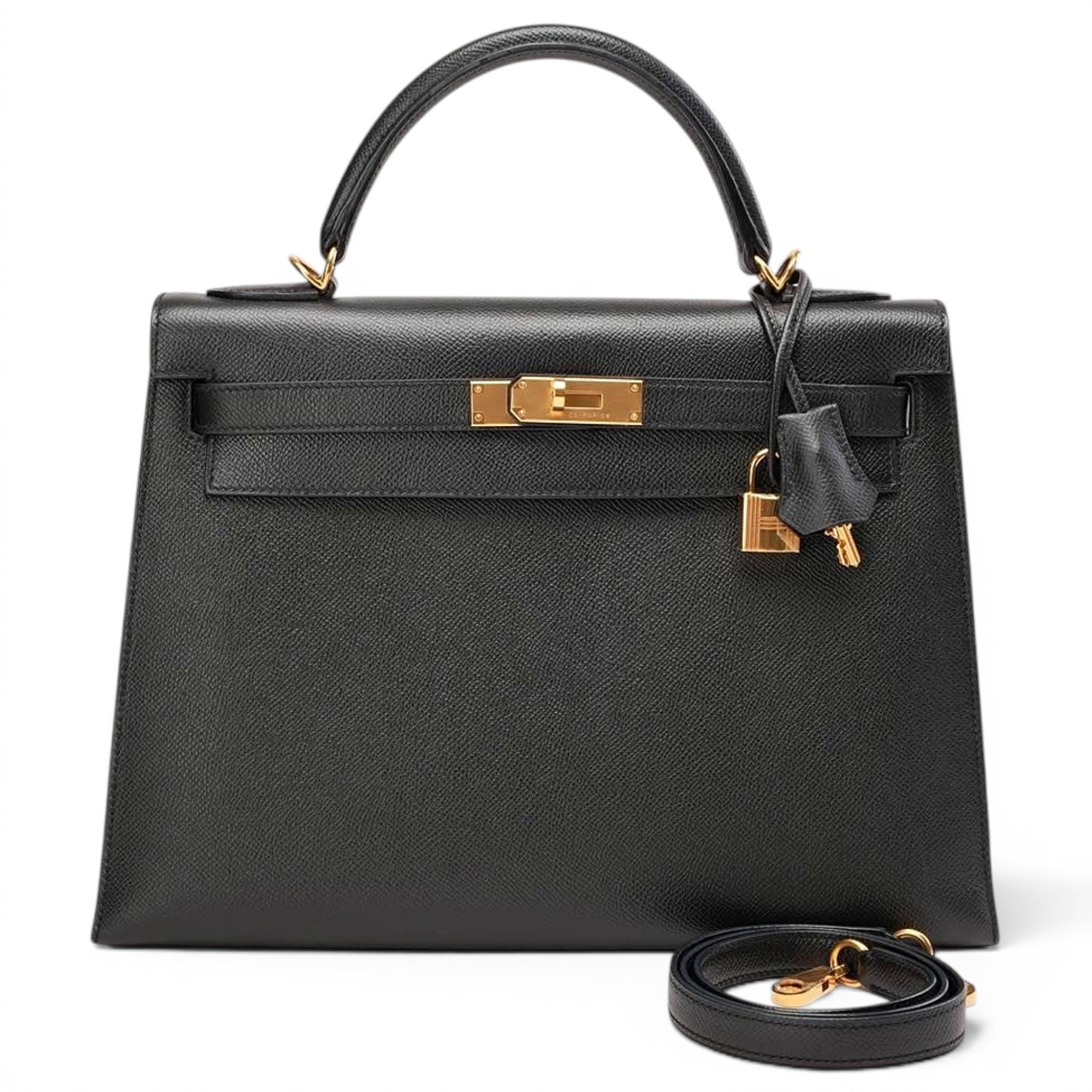 Kelly 32 leather handbag